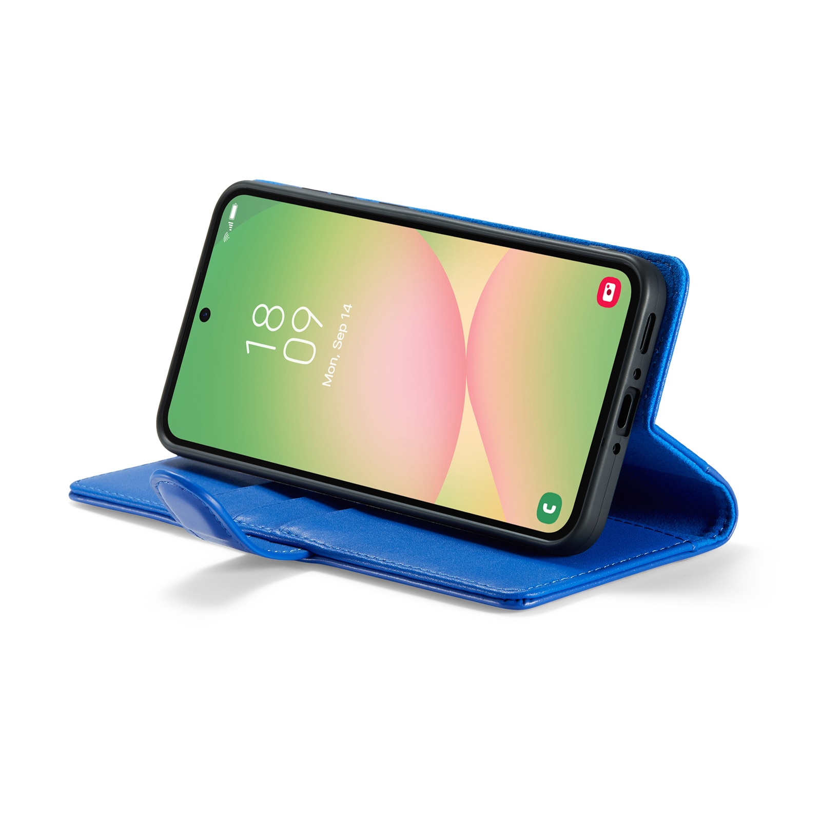 Ægte Læderetui Samsung Galaxy A56 Blå