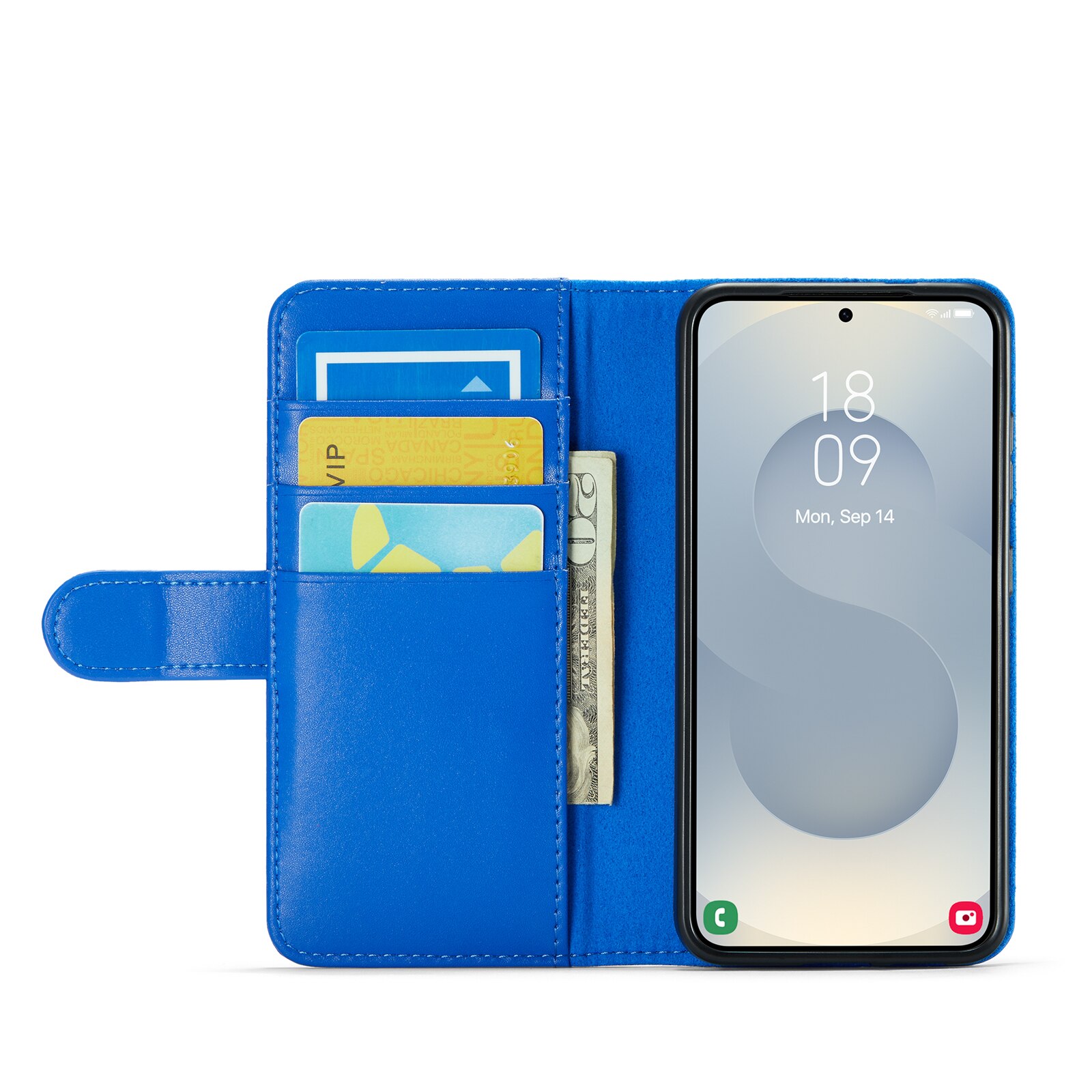 Ægte Læderetui Samsung Galaxy A17 Blå