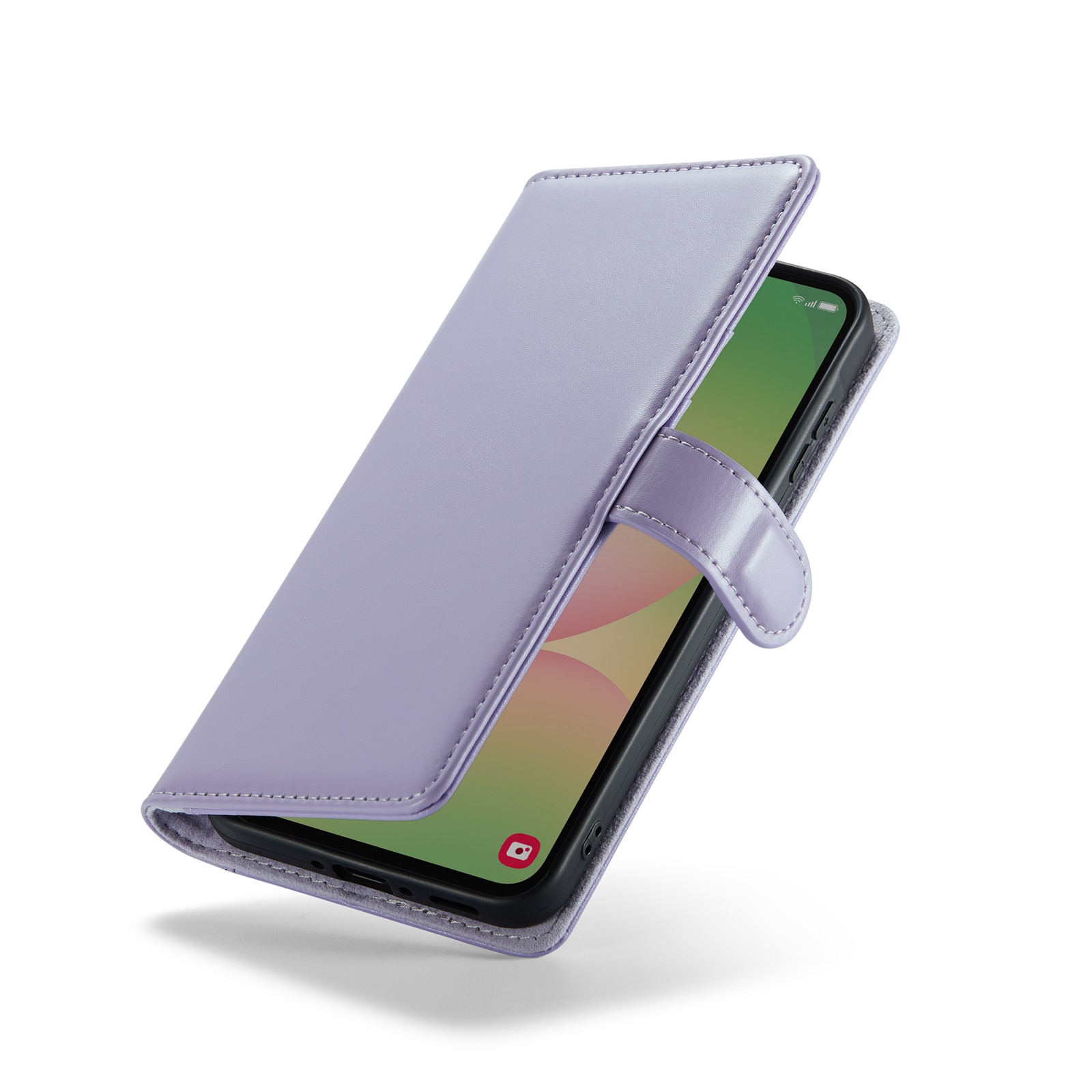Ægte Læderetui Samsung Galaxy A56 Lilla