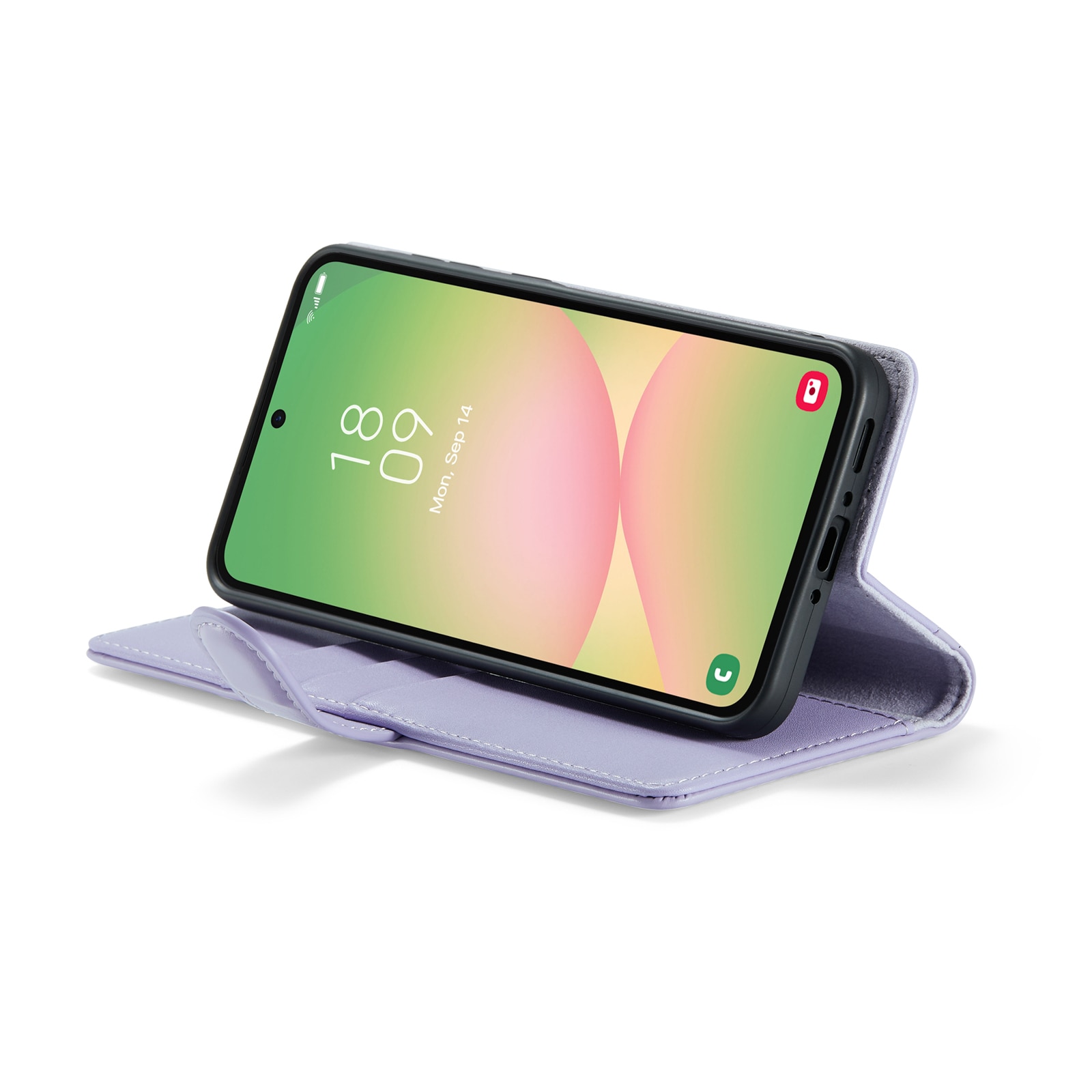 Ægte Læderetui Samsung Galaxy A56 Lilla