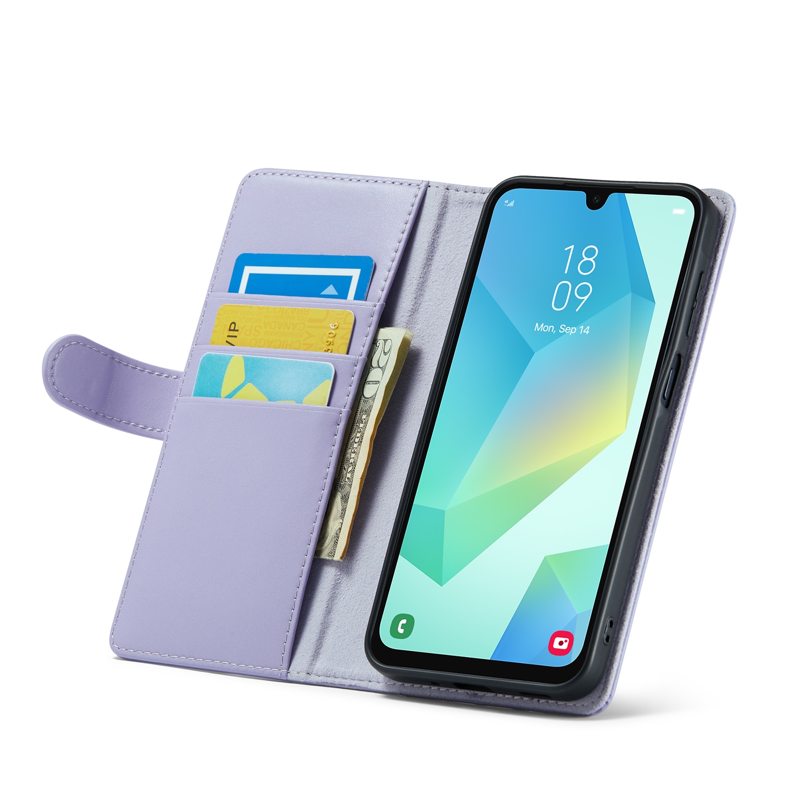 Ægte Læderetui Samsung Galaxy A16 Lilla