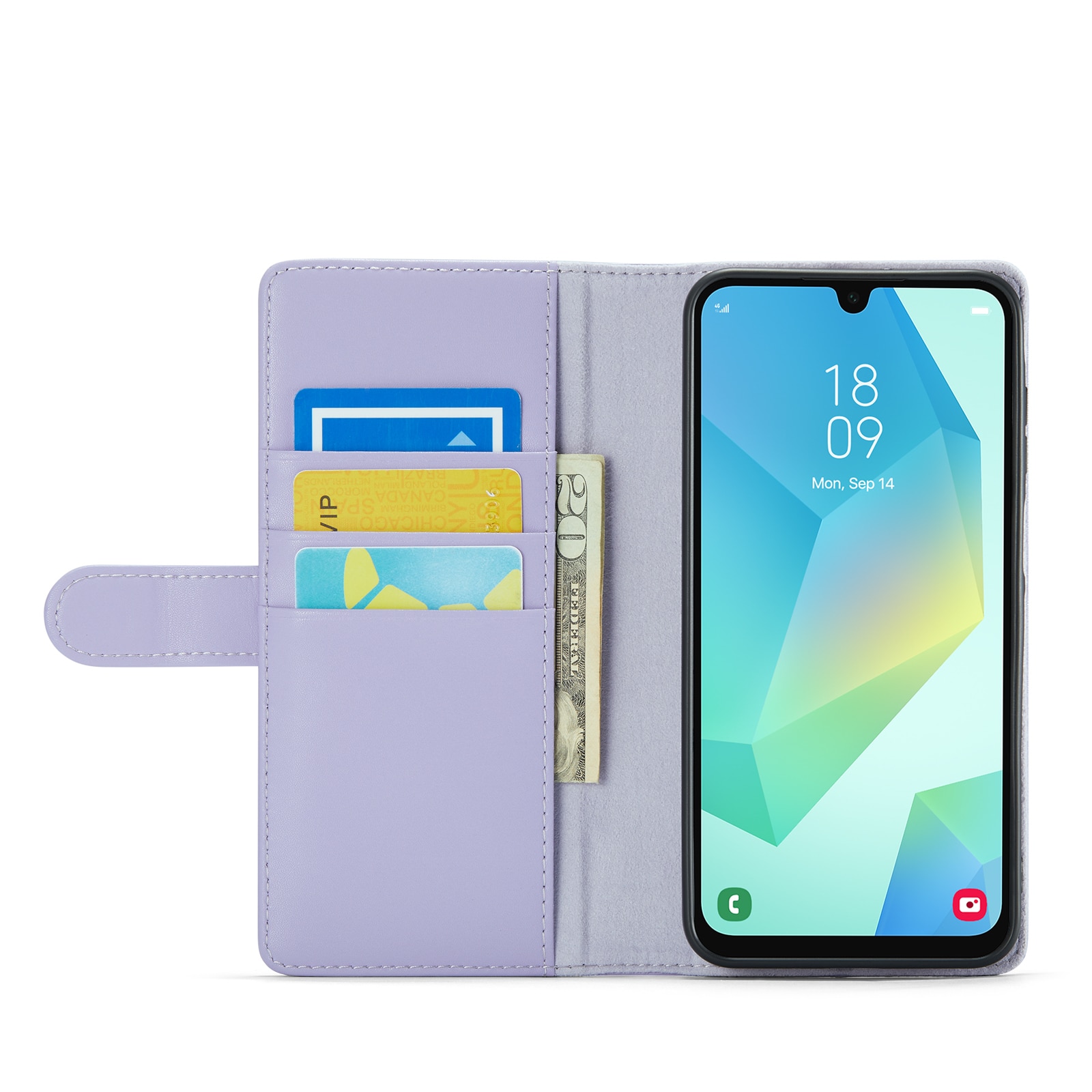 Ægte Læderetui Samsung Galaxy A16 Lilla