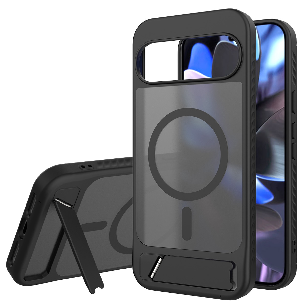 Magnetisk cover med stativ Google Pixel 10 Pro XL Sort
