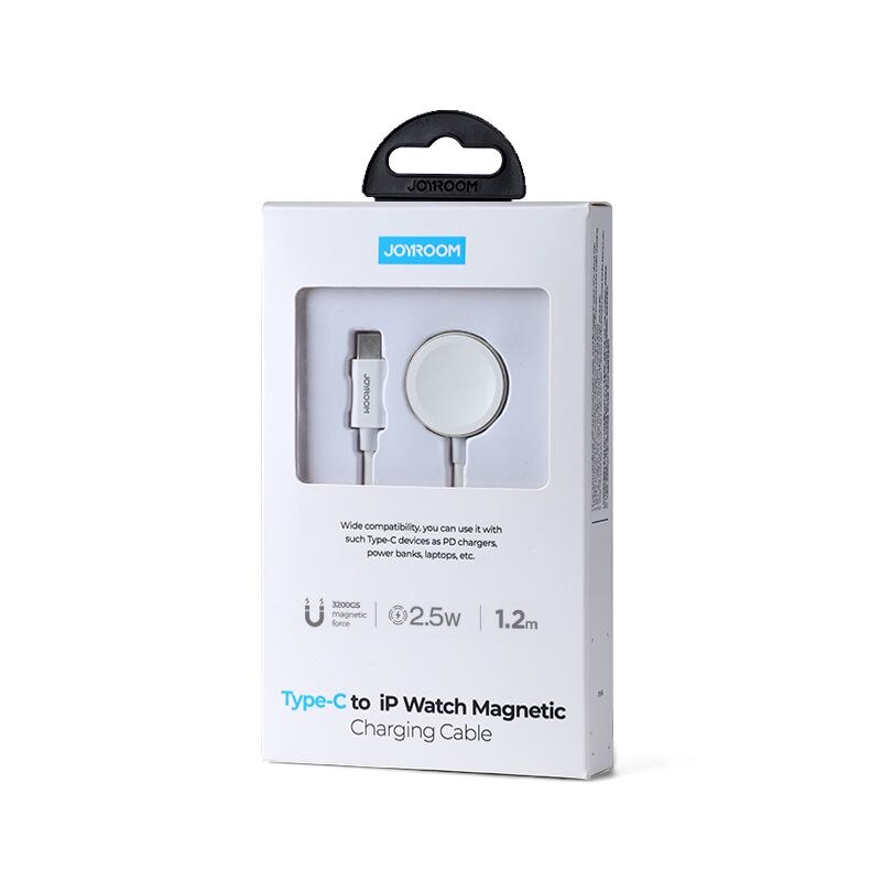 Apple Watch magnetisk opladerkabel USB-C hvid (S-IW004)