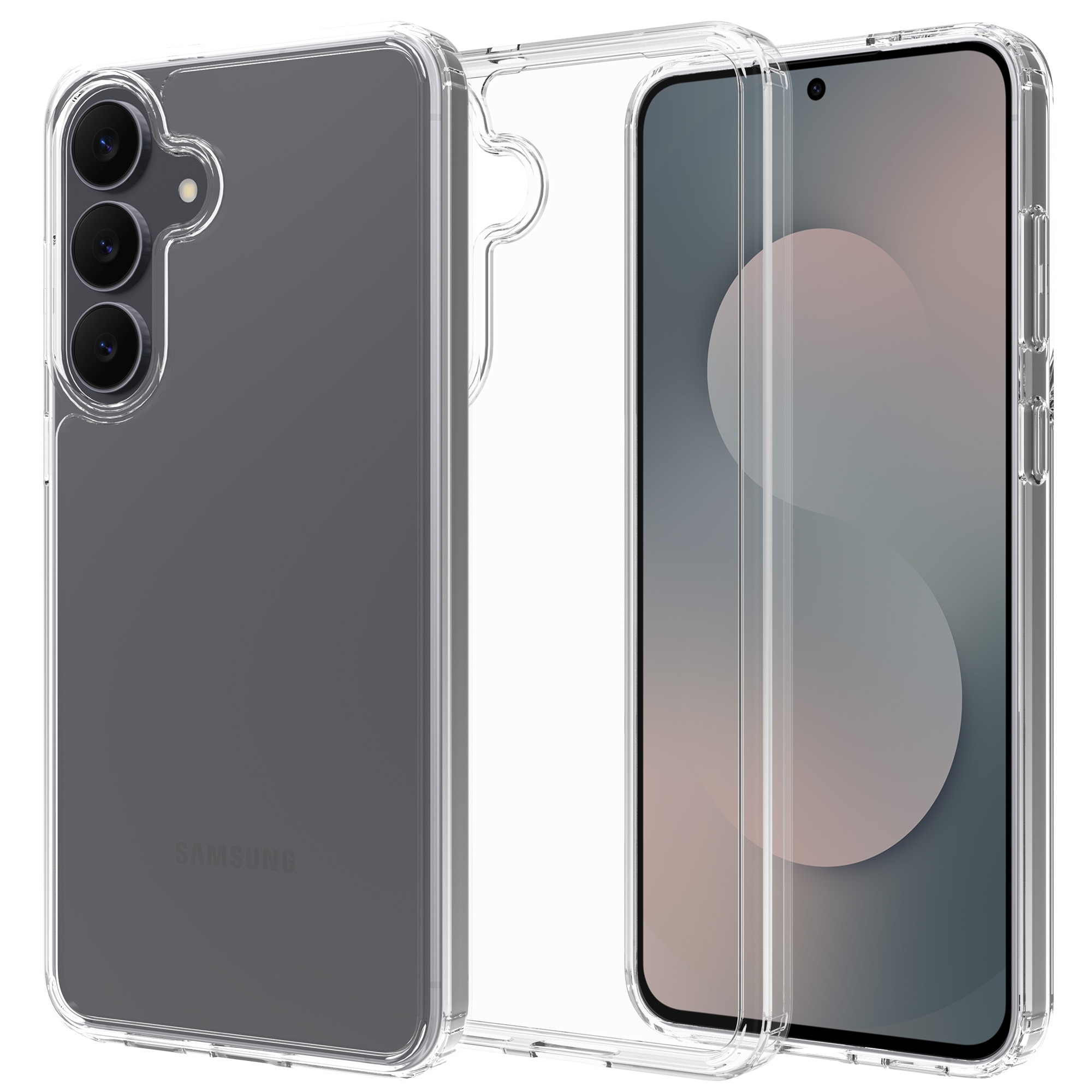 Hybridcover Samsung Galaxy S25 FE Gennemsigtig