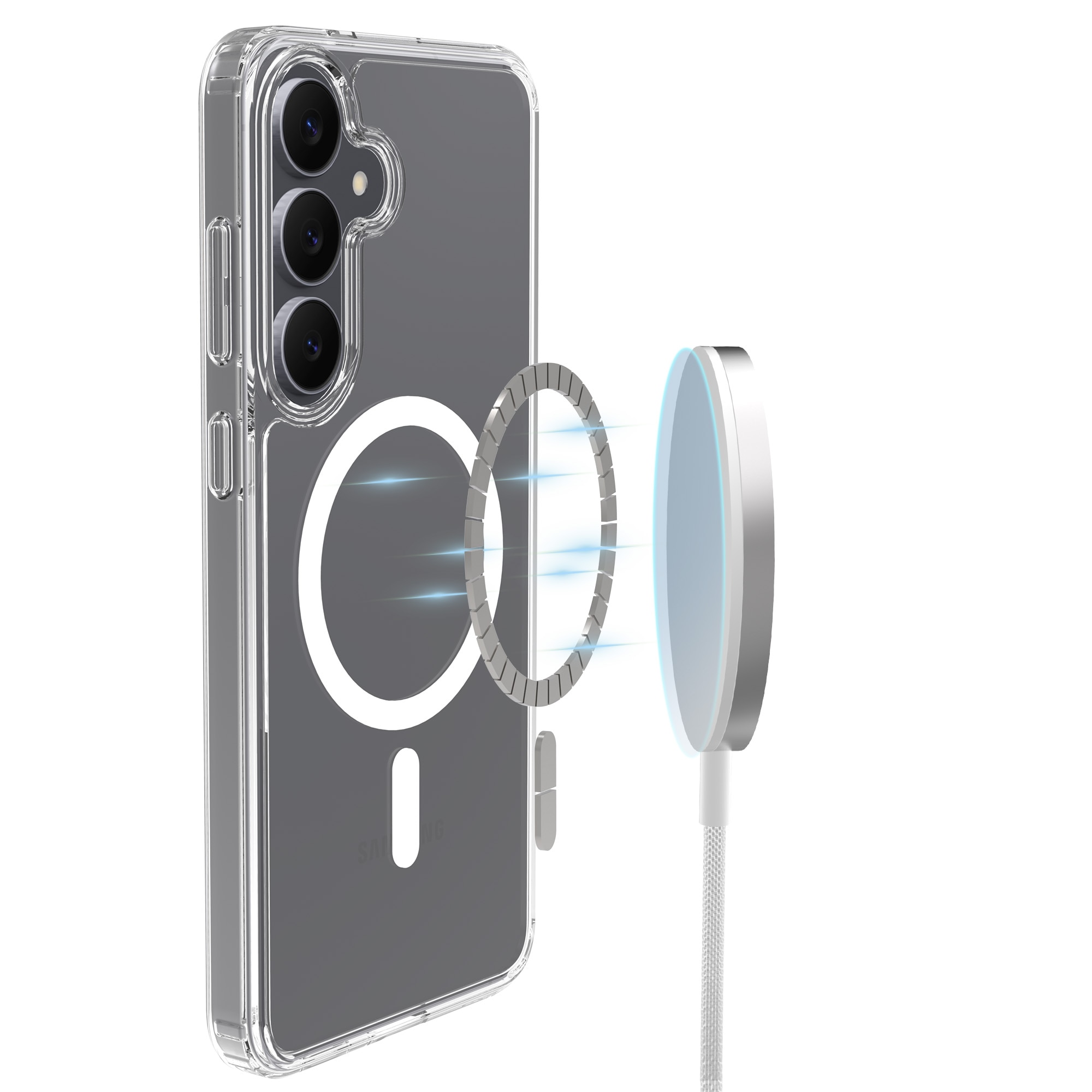 Hybridcover MagSafe Samsung Galaxy S25 FE Gennemsigtig