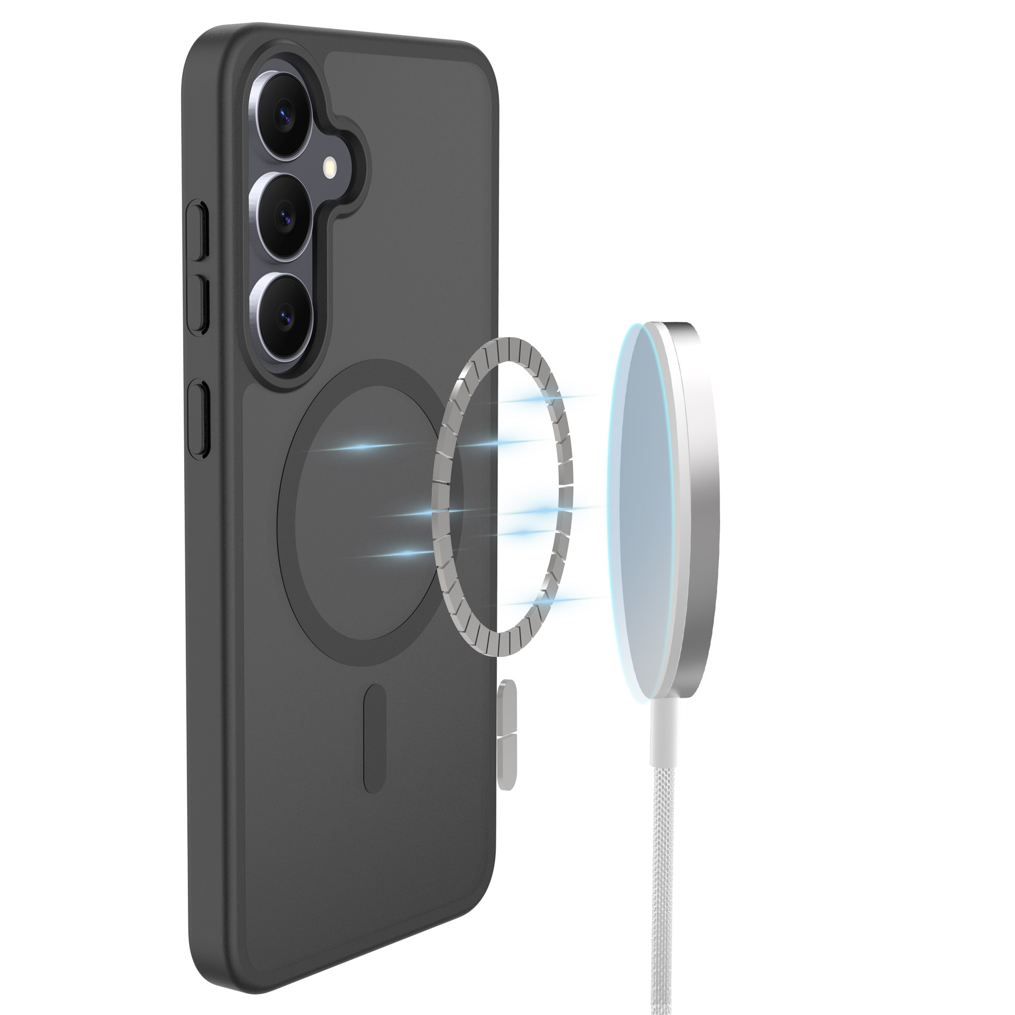 Magnetic Hybrid Cover Samsung Galaxy S25 FE Frosted Black