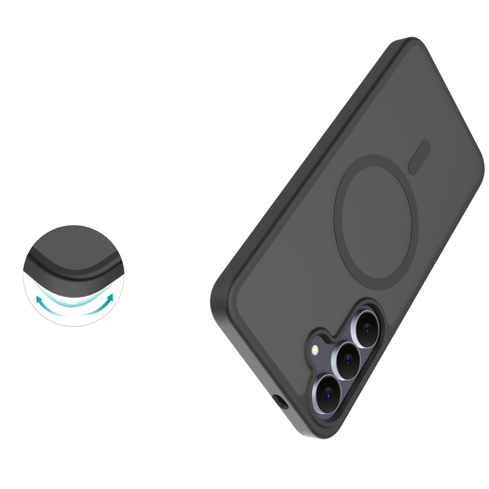 Magnetic Hybrid Cover Samsung Galaxy S25 FE Frosted Black