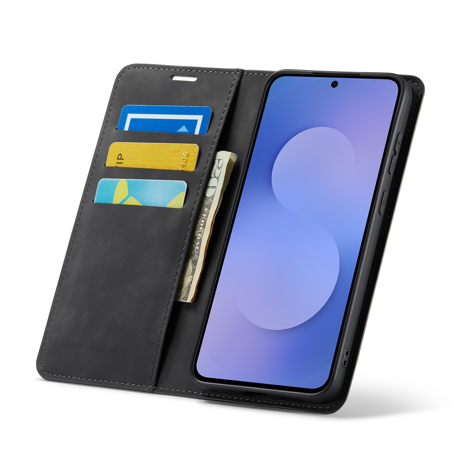 Samsung Galaxy S25 FE Slim Mobiltaske Sort