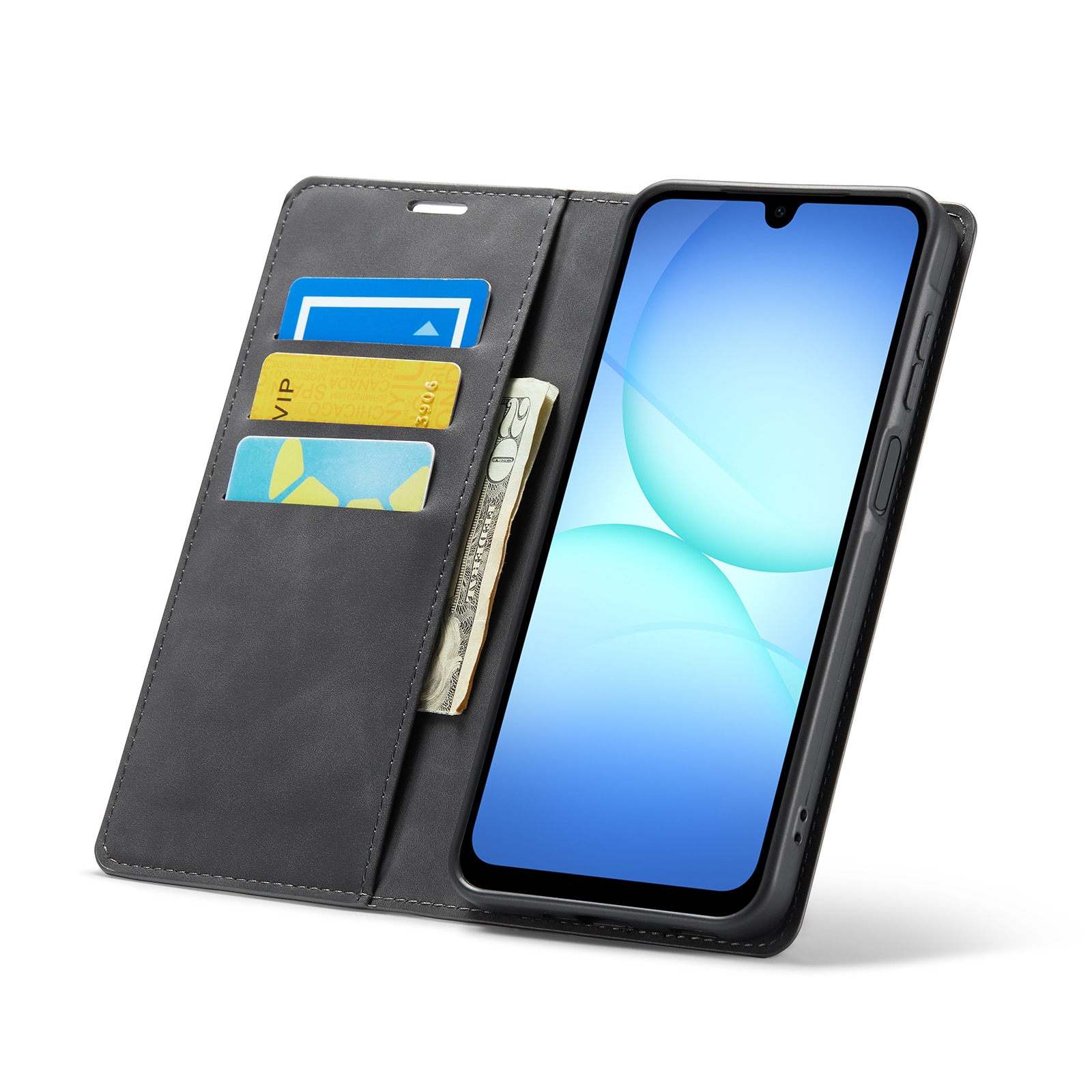 Samsung Galaxy A17 Slim Mobiltaske Sort