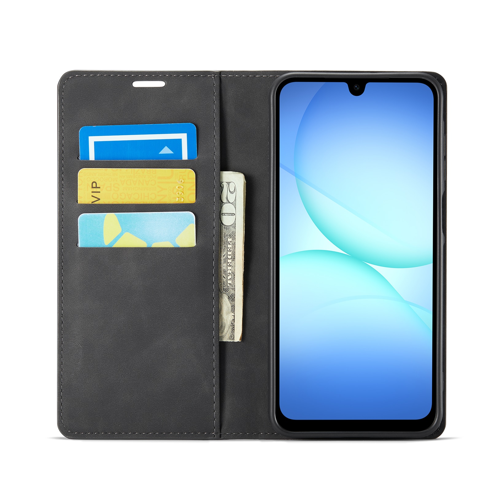 Samsung Galaxy A17 Slim Mobiltaske Sort