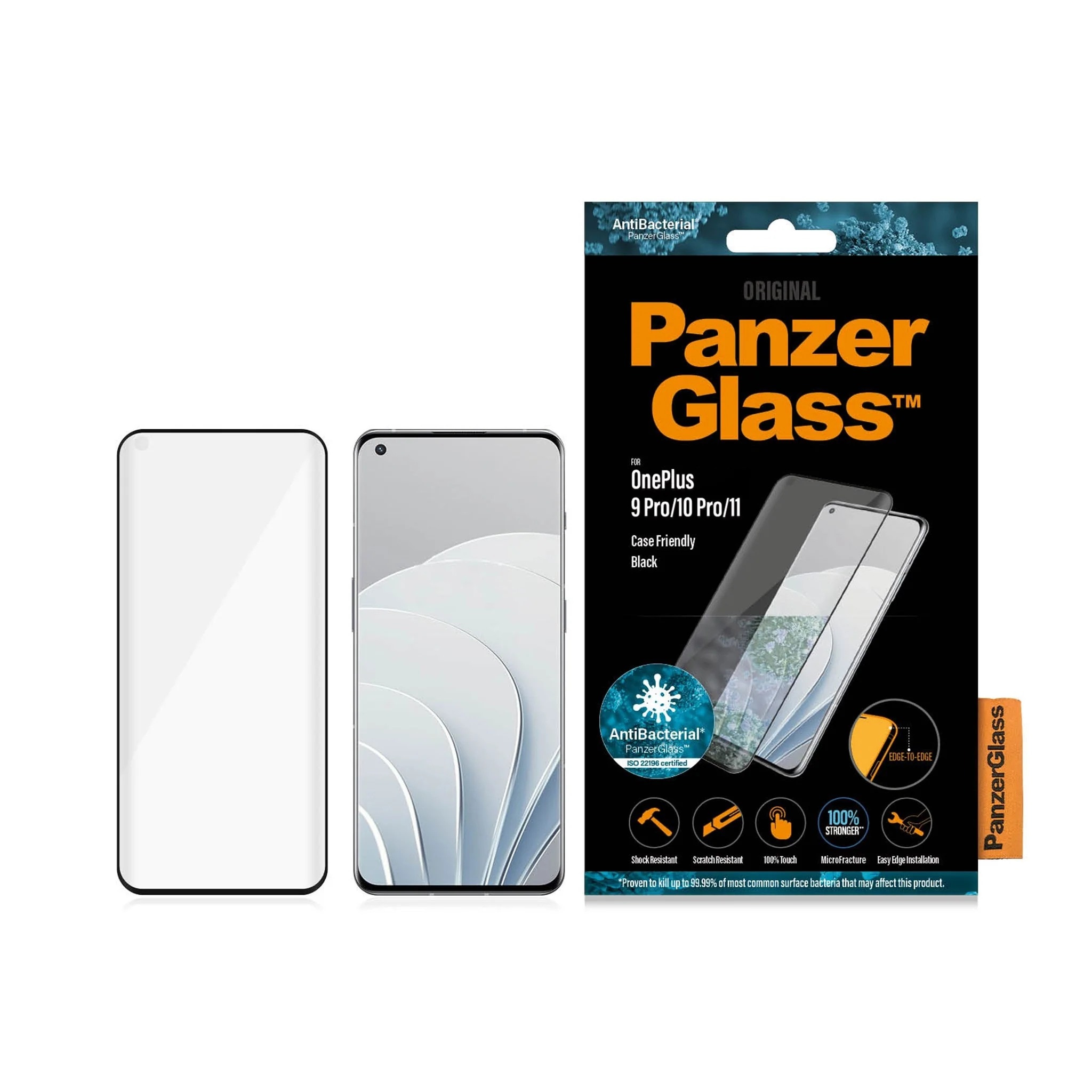 OnePlus 9 Pro/10 Pro/11 Screen Protector/Skærmbeskyttelse Ultra Wide Fit