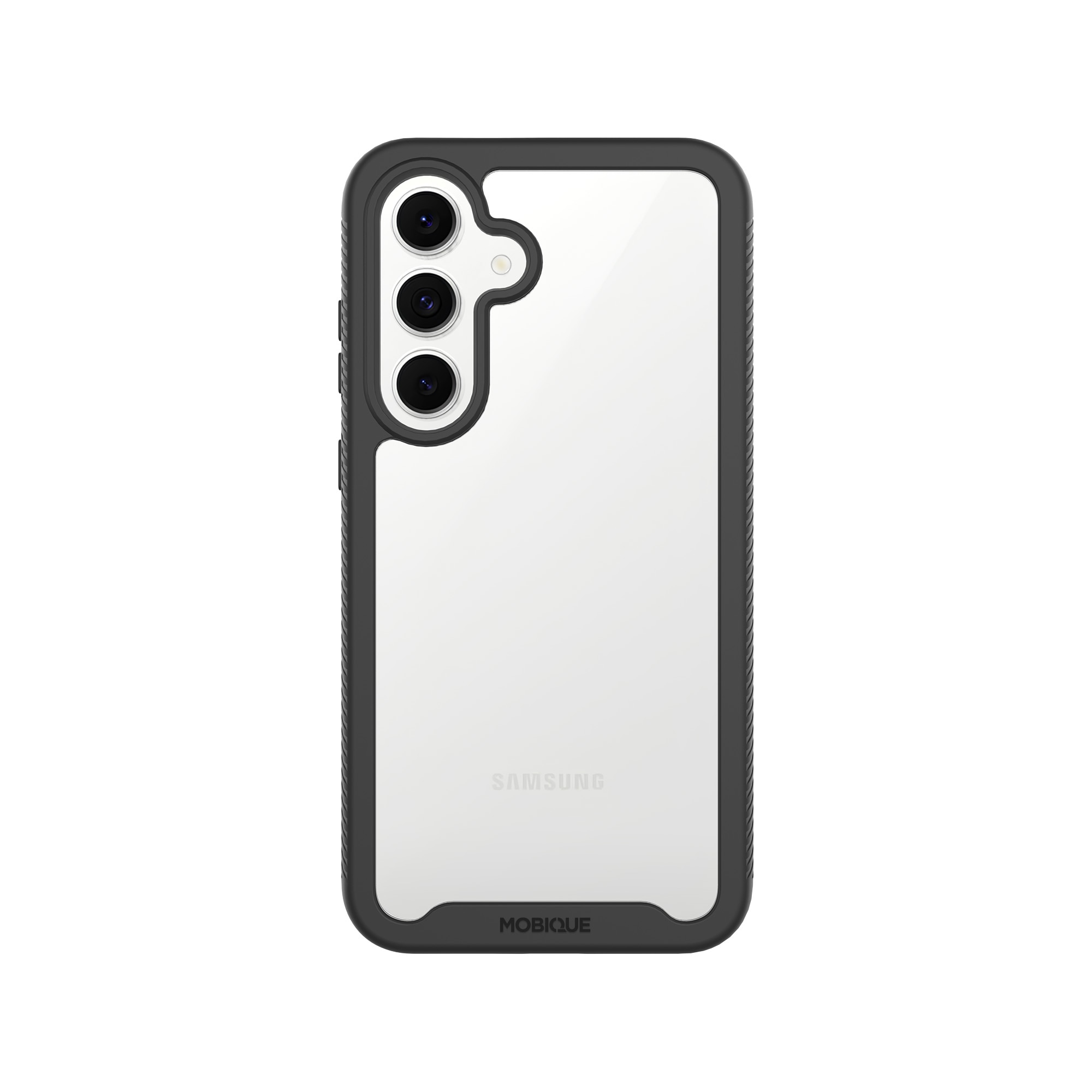 Full Protection Case Samsung Galaxy S25 FE Sort/gennemsigtig