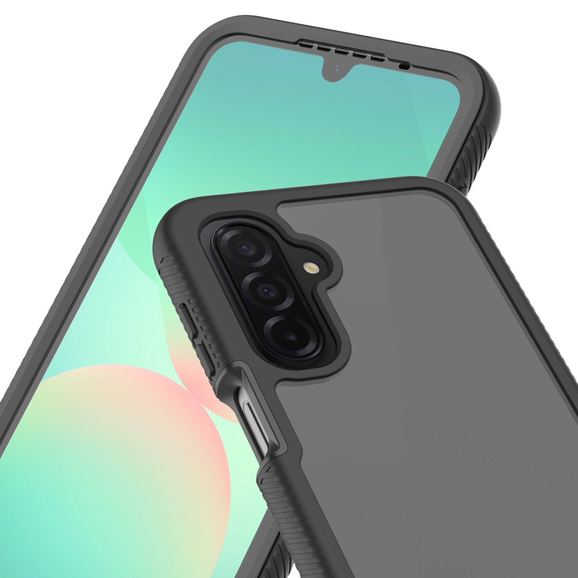 Full Protection Case Samsung Galaxy A17 Sort/gennemsigtig