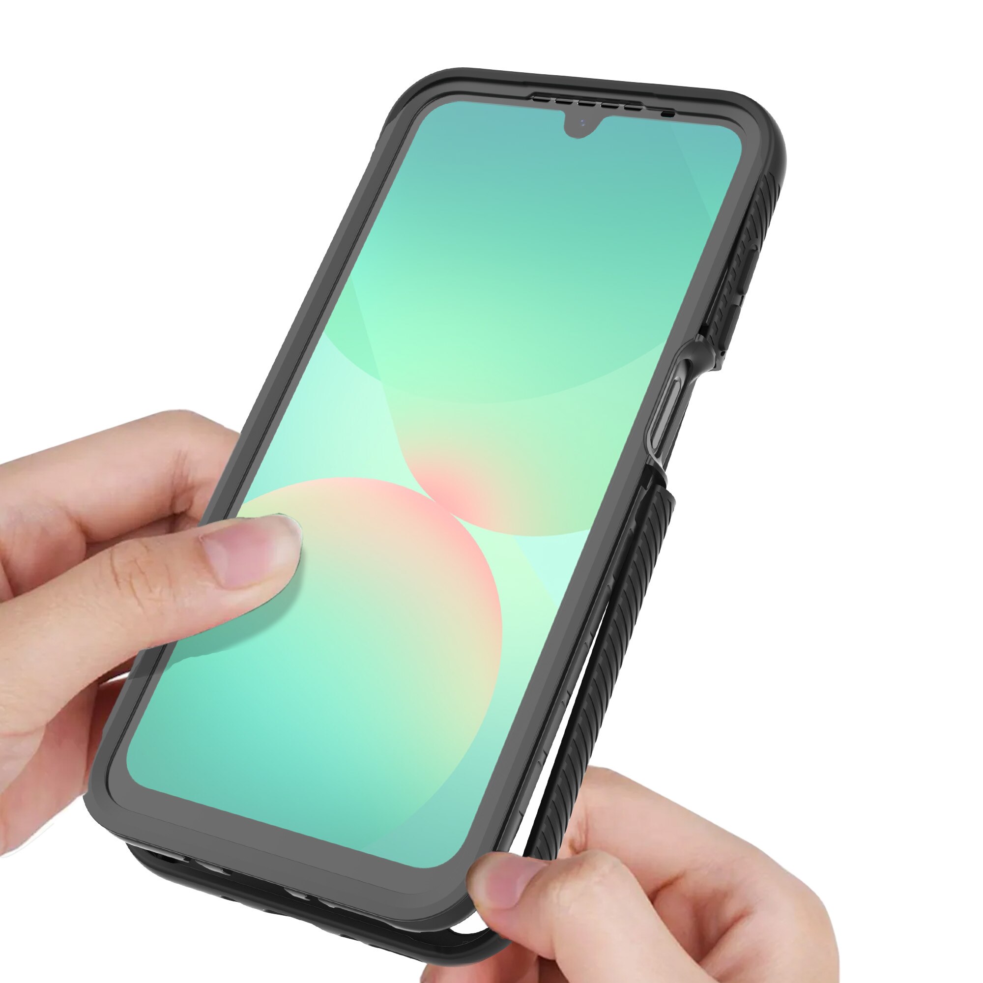 Full Protection Case Samsung Galaxy A17 Sort/gennemsigtig