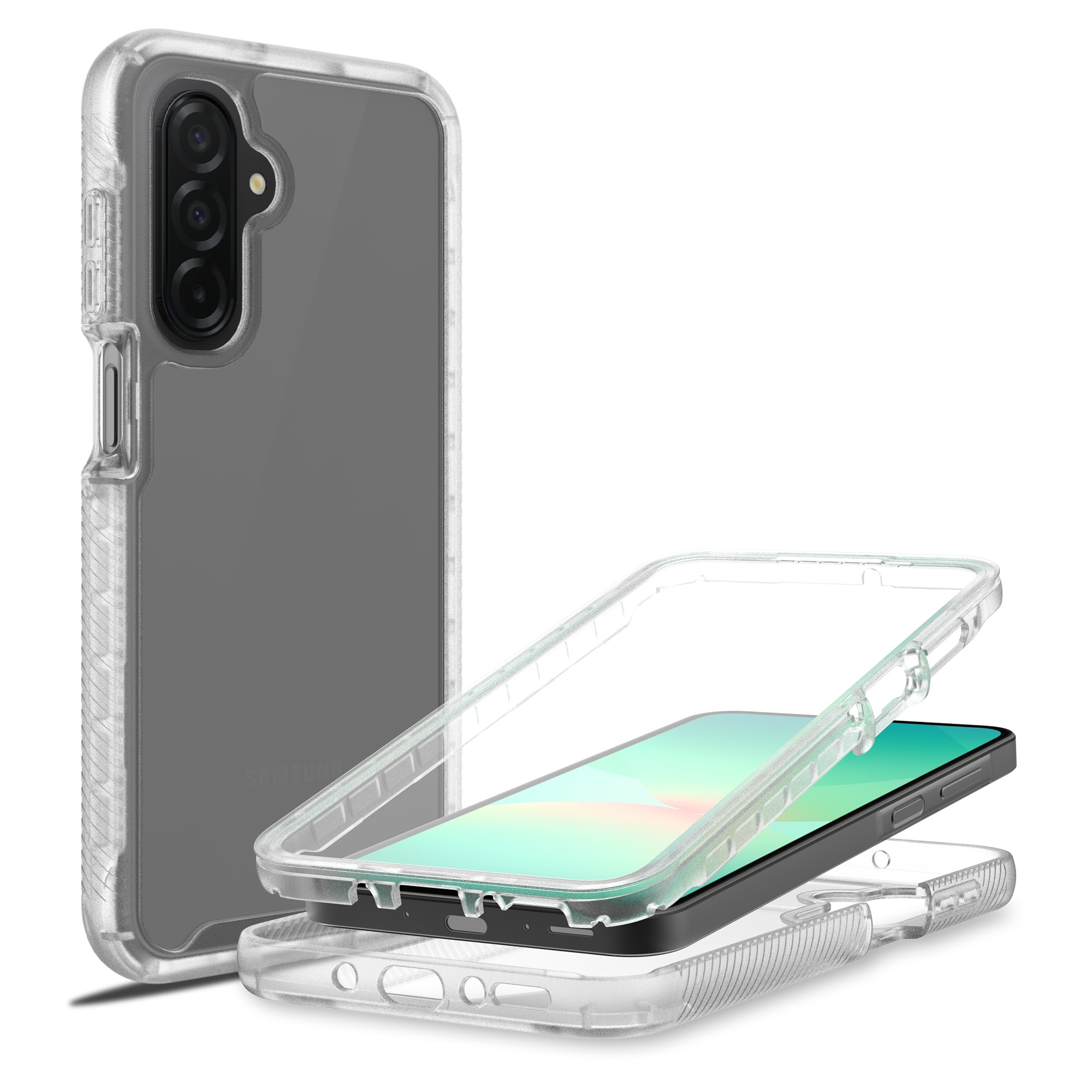 Full Protection Case Samsung Galaxy A17 Gennemsigtig