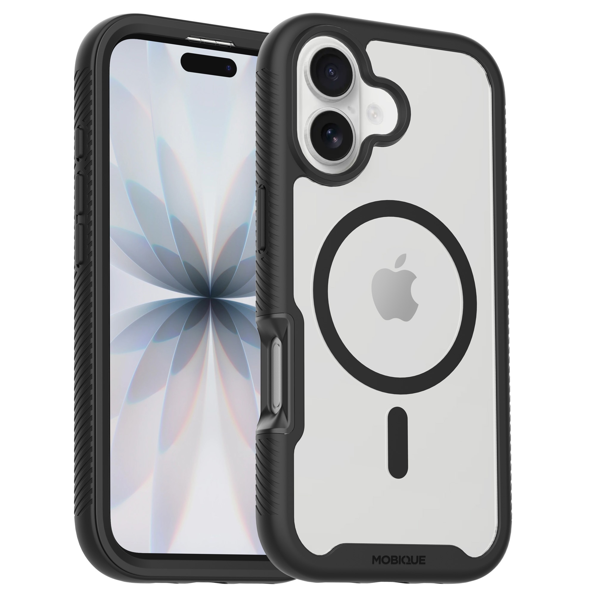 Full Protection Magnetic Case iPhone 17 Sort/gennemsigtig