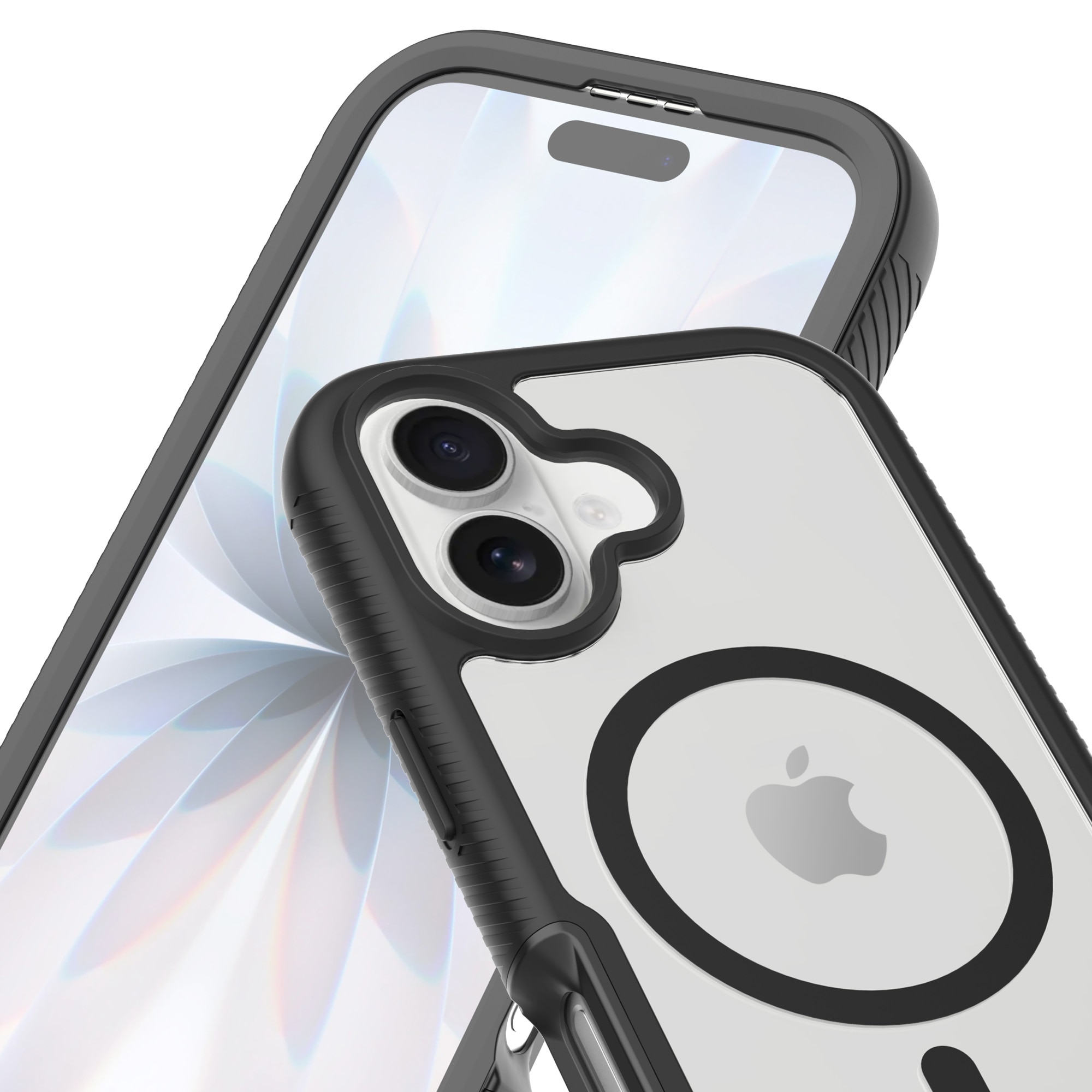 Full Protection Magnetic Case iPhone 17 Sort/gennemsigtig