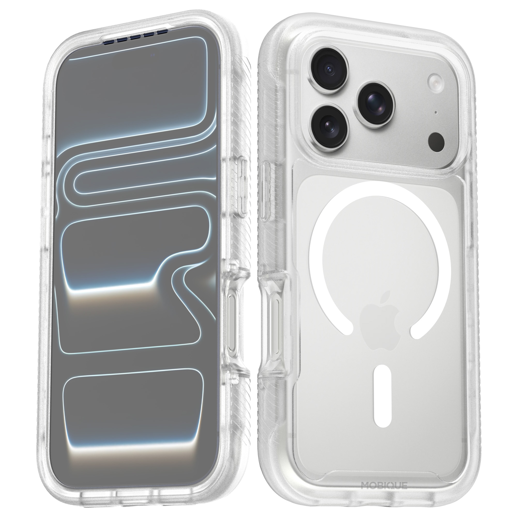 Full Protection Magnetic Case iPhone 17 Pro Gennemsigtig