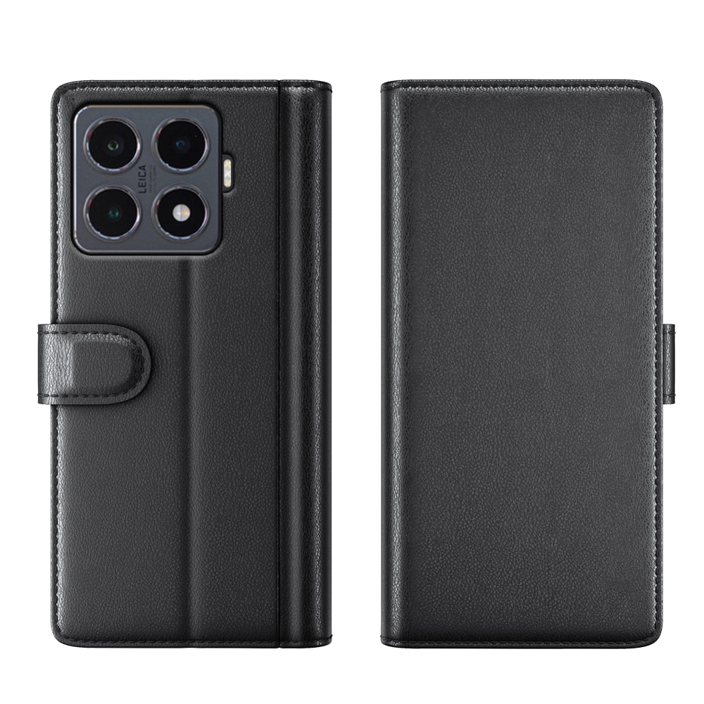 Ægte Læderetui Xiaomi 15T Pro Sort
