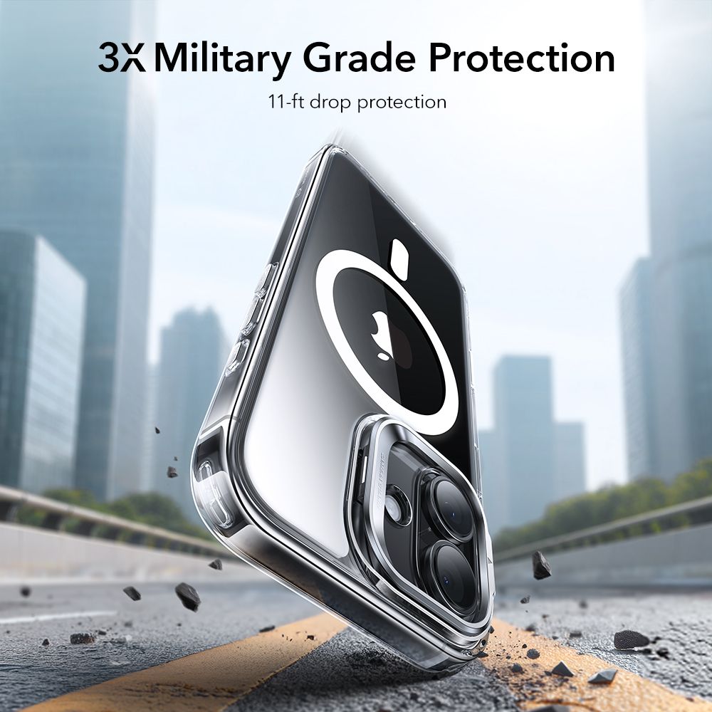 Classic Kickstand HaloLock MagSafe iPhone 17 Gennemsigtig