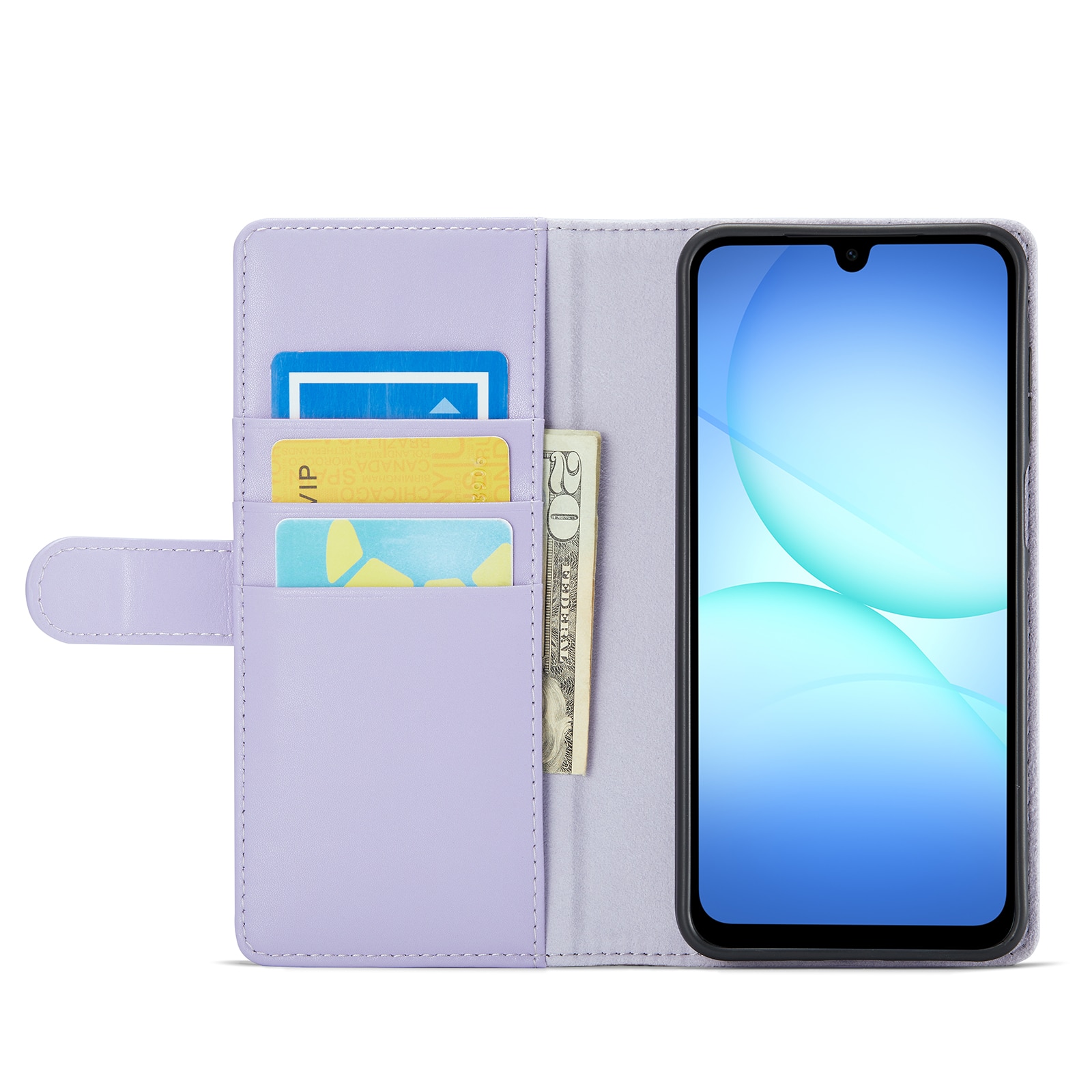 Ægte Læderetui Samsung Galaxy A17 Lilla