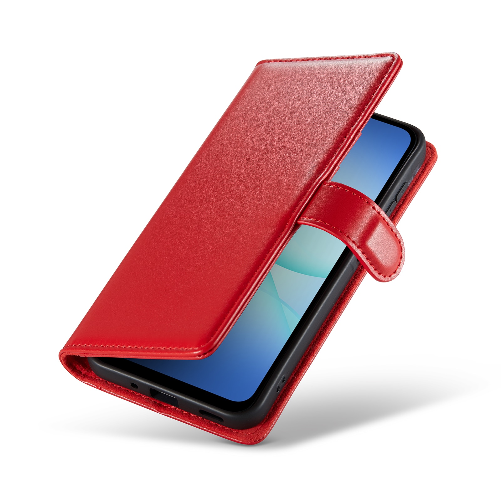 Ægte Læderetui Samsung Galaxy A17 Rød
