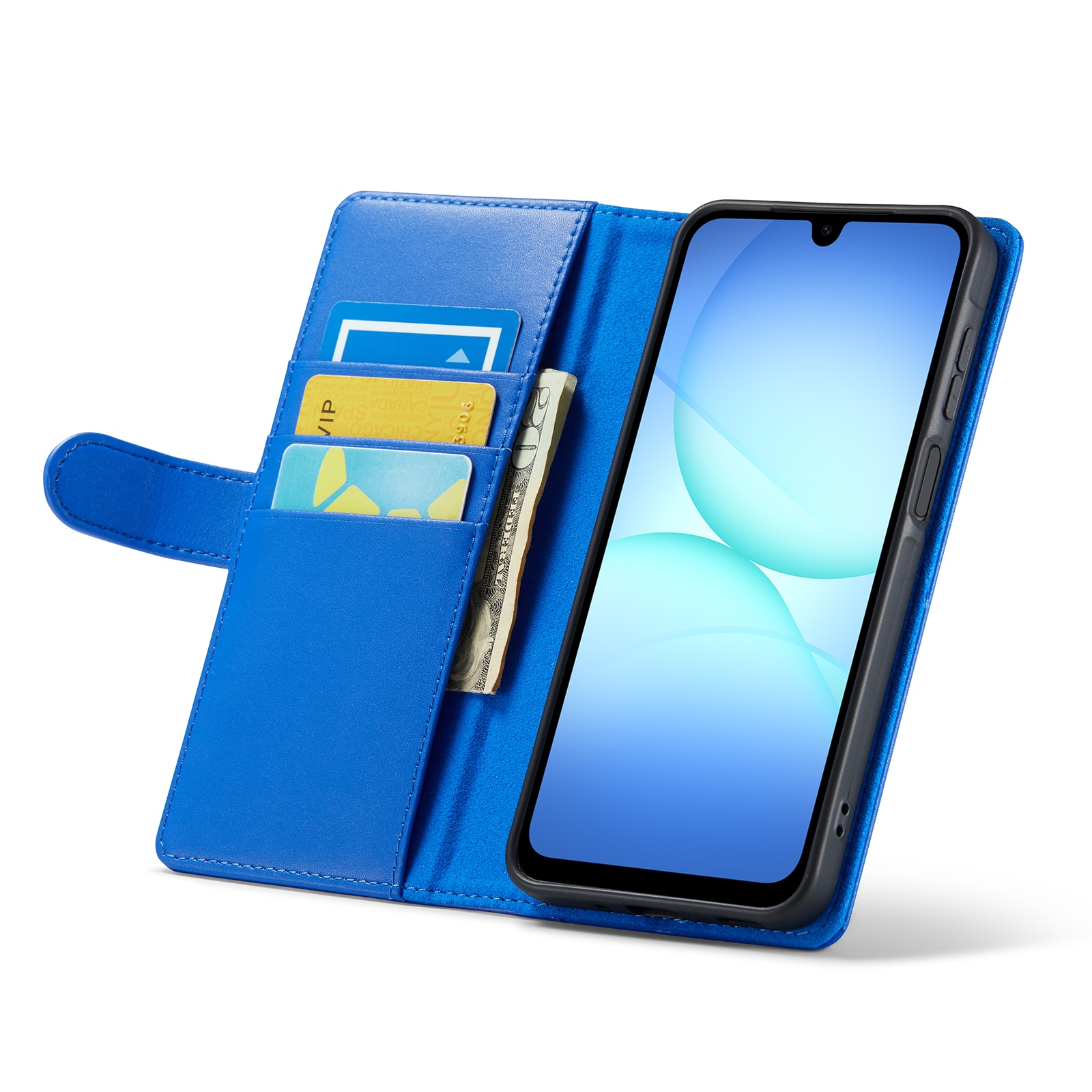 Ægte Læderetui Samsung Galaxy A17 Blå