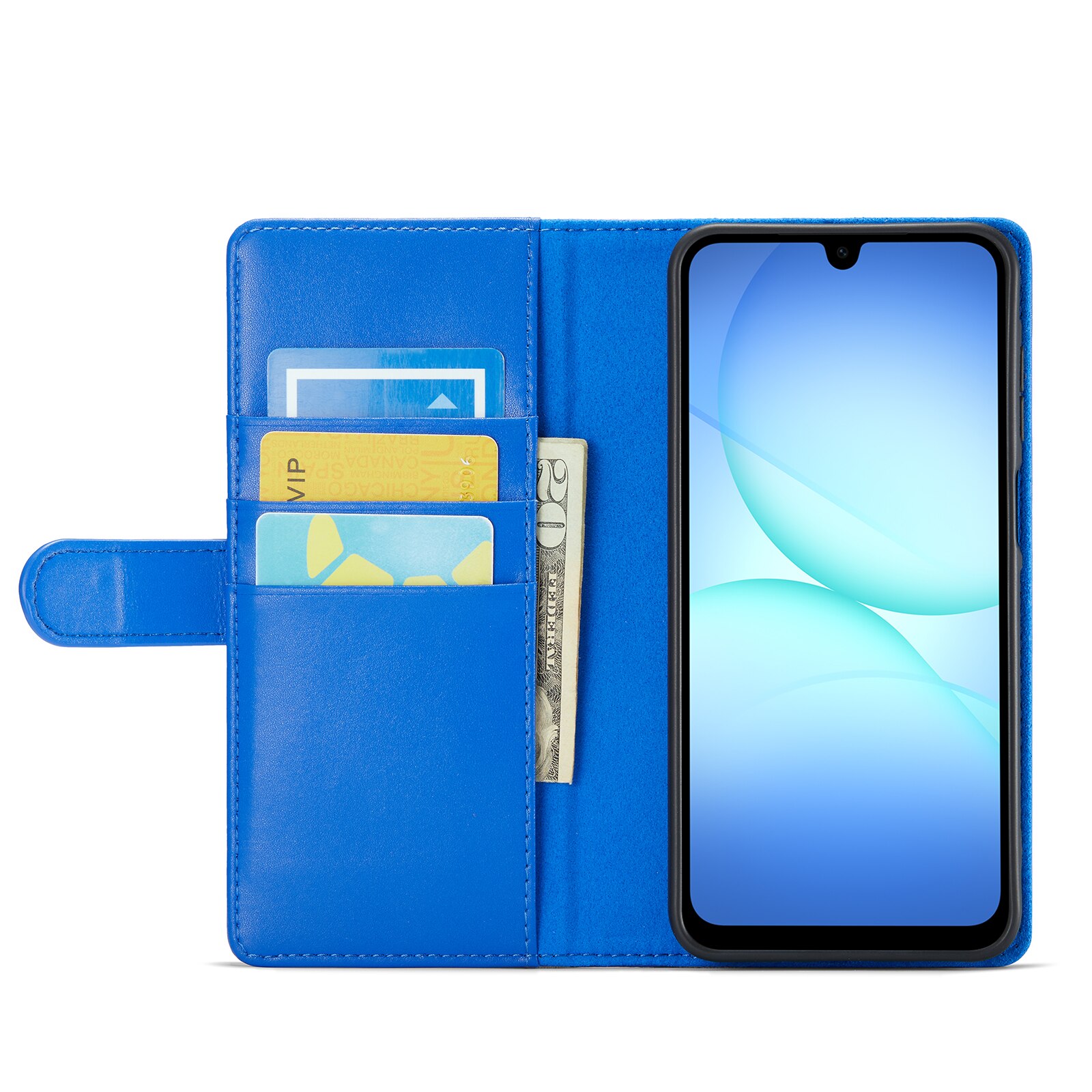 Ægte Læderetui Samsung Galaxy A17 Blå