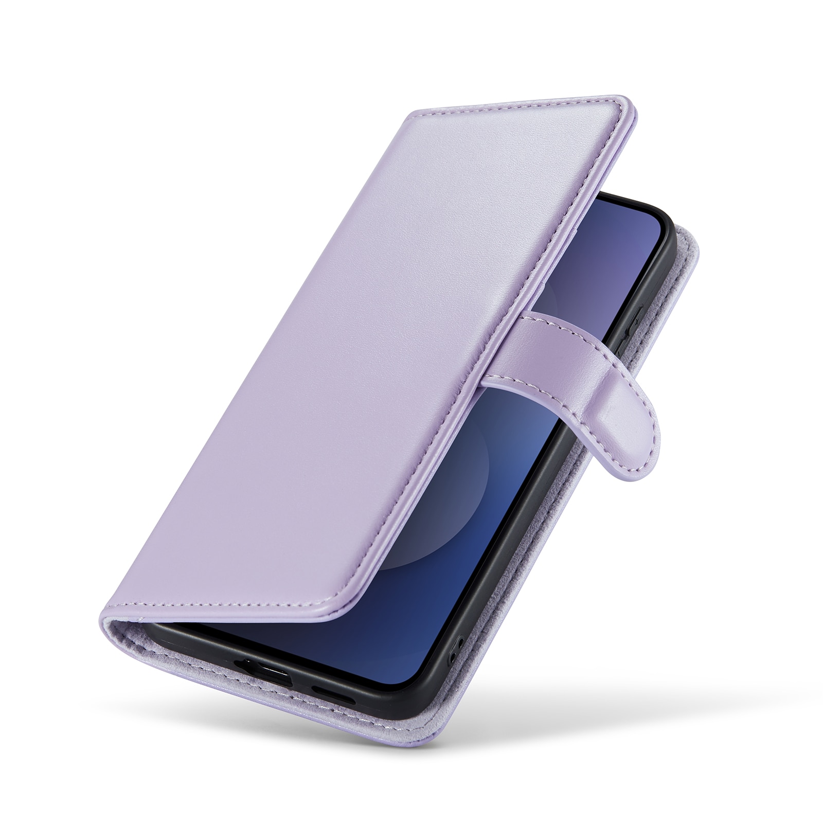 Ægte Læderetui Samsung Galaxy S25 FE Lilla