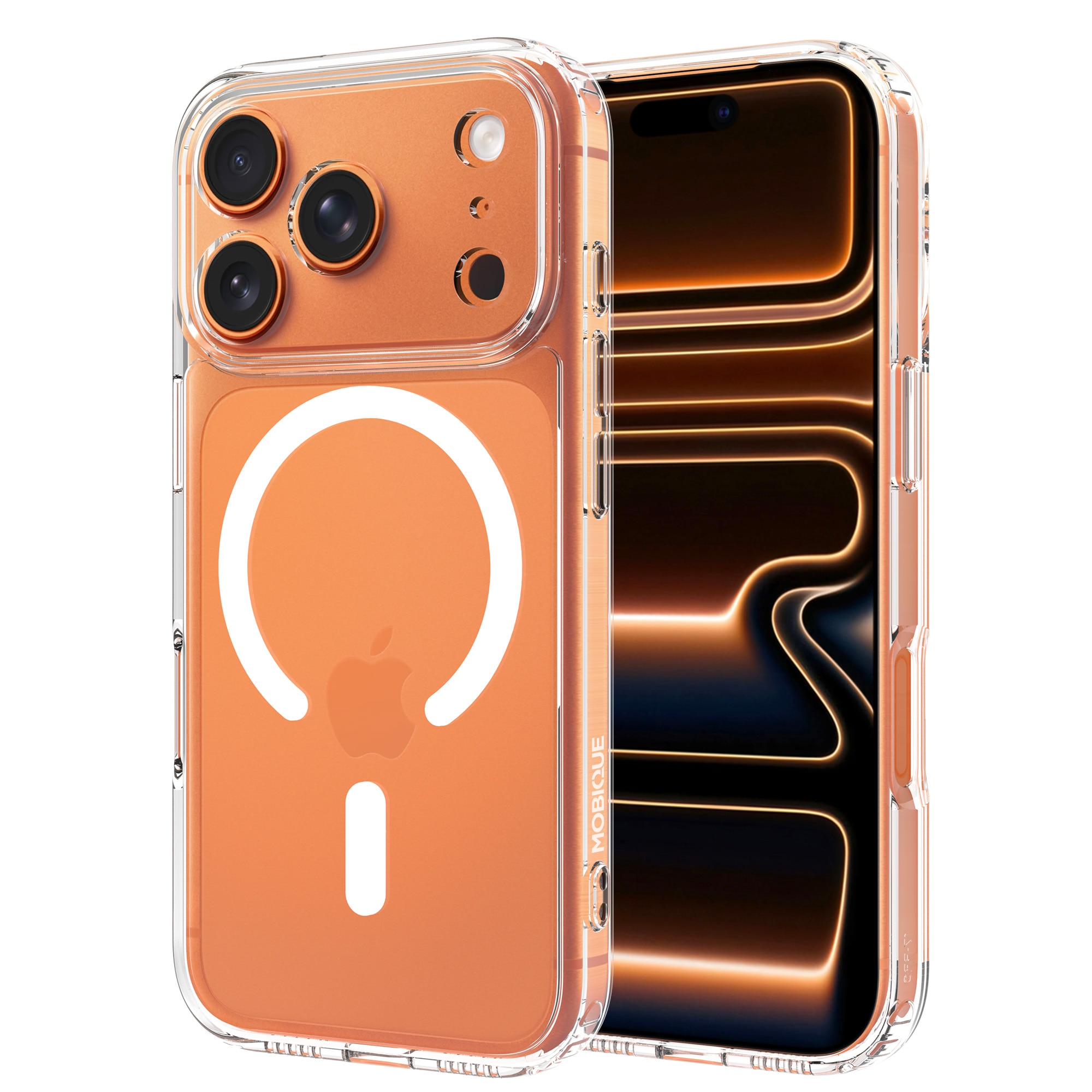 Hybridcover MagSafe iPhone 17 Pro Max Gennemsigtig