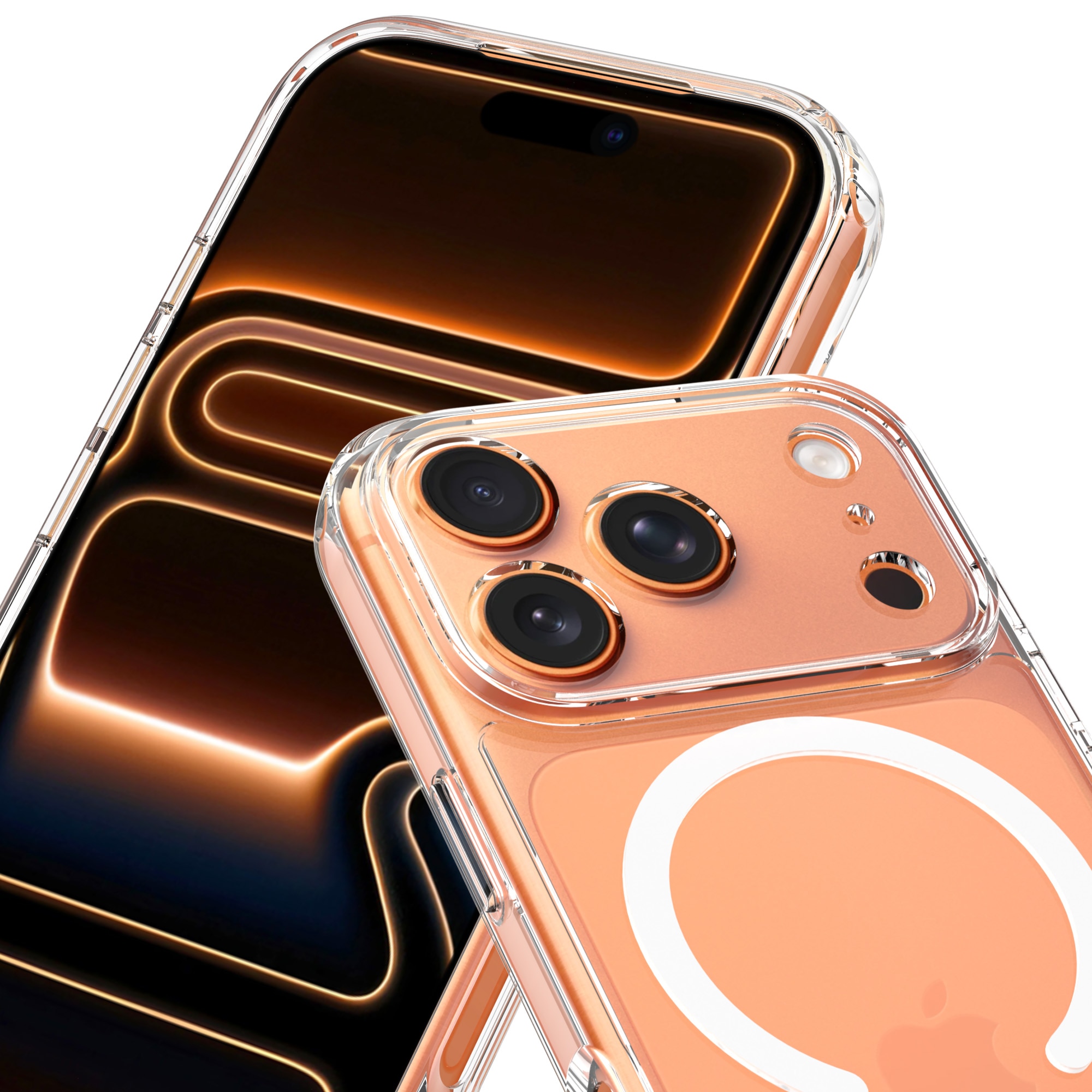 Hybridcover MagSafe iPhone 17 Pro Max Gennemsigtig