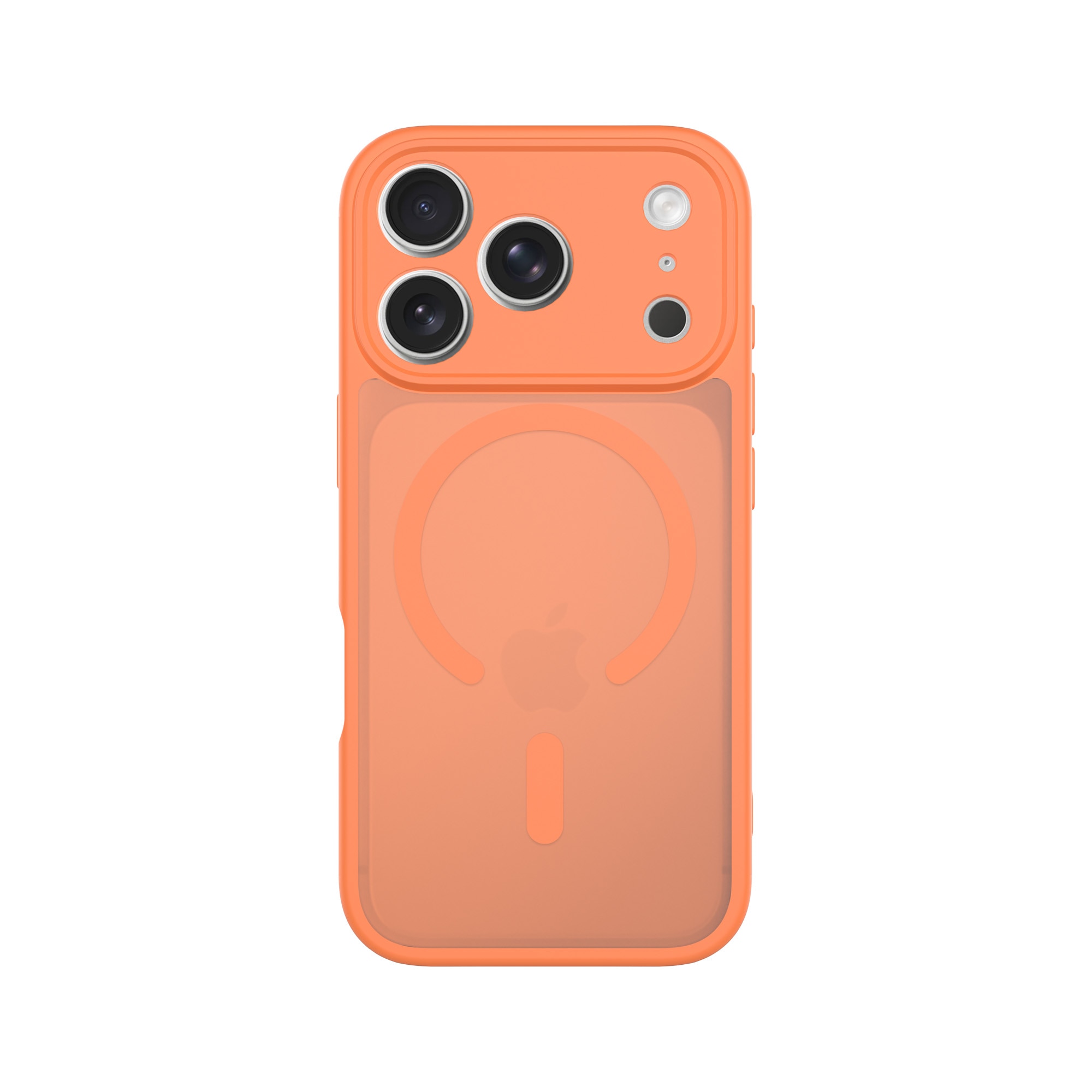 Magnetic Hybrid Cover iPhone 17 Pro Max Frosted Orange