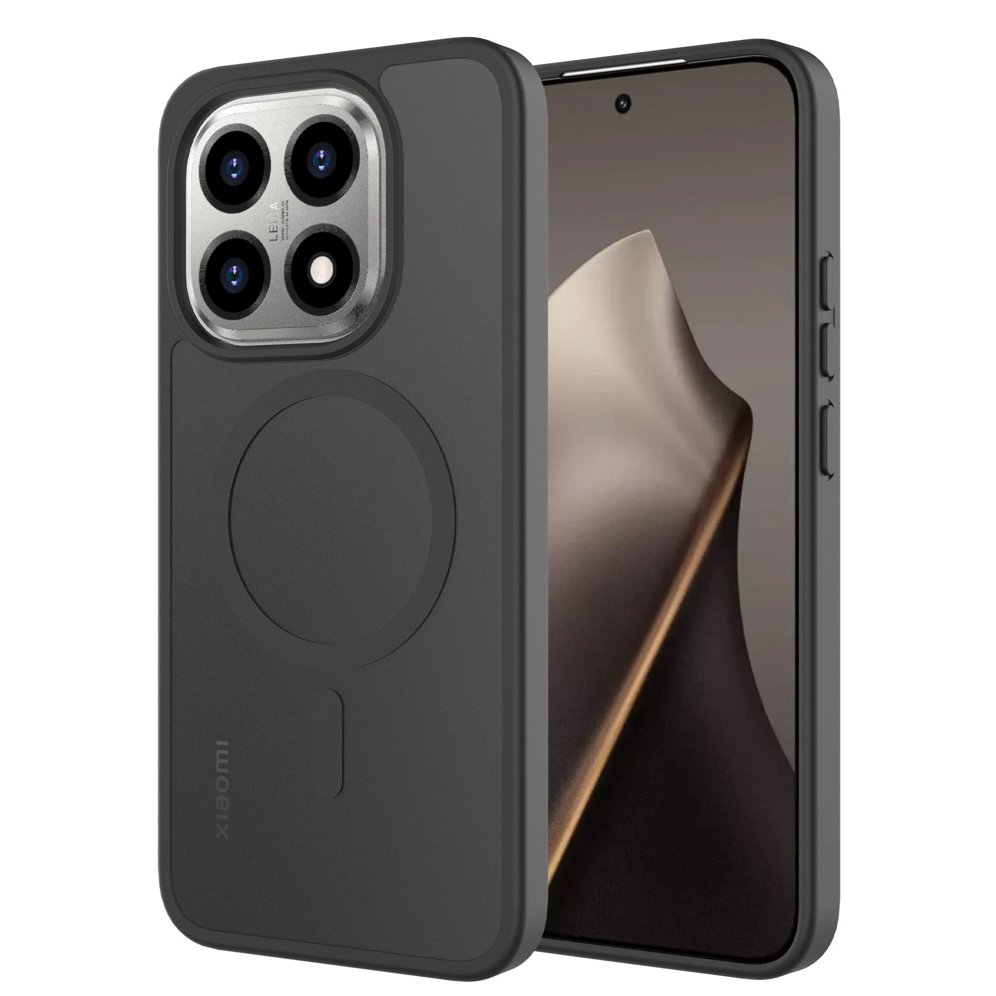 Magnetic Hybrid Cover Xiaomi 15T Frosted Black