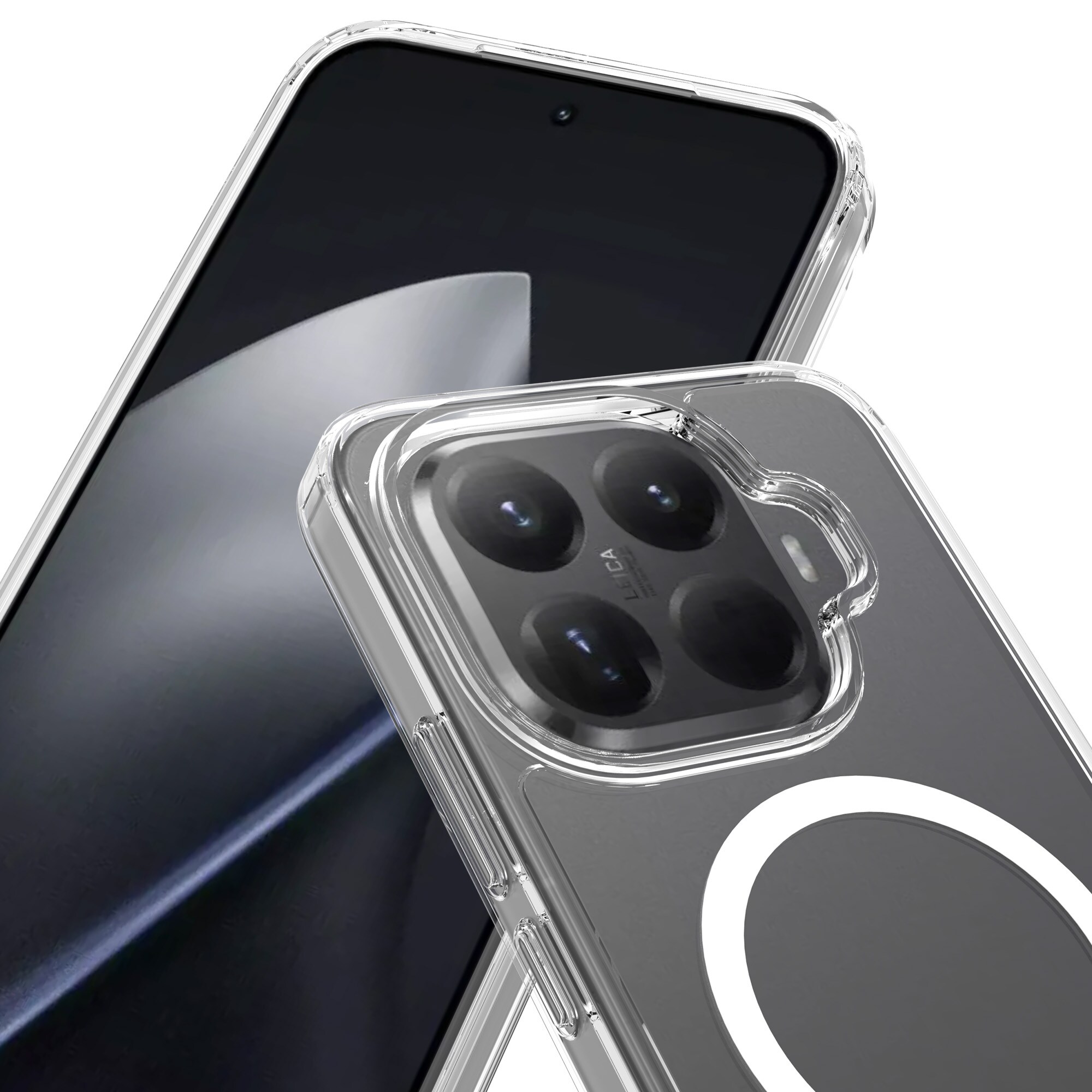 Hybridcover MagSafe Xiaomi 15T Pro Gennemsigtig