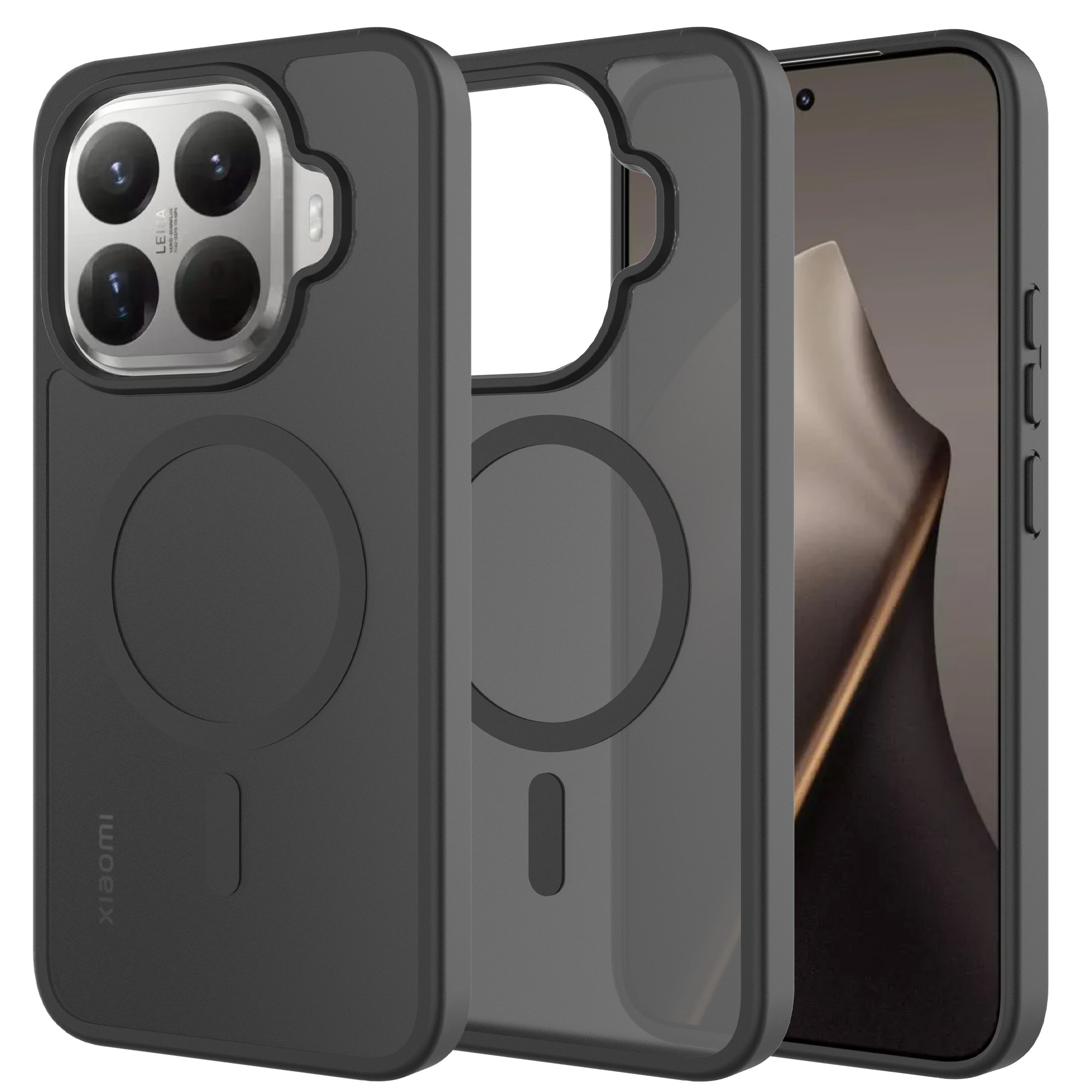 Magnetic Hybrid Cover Xiaomi 15T Pro Frosted Black