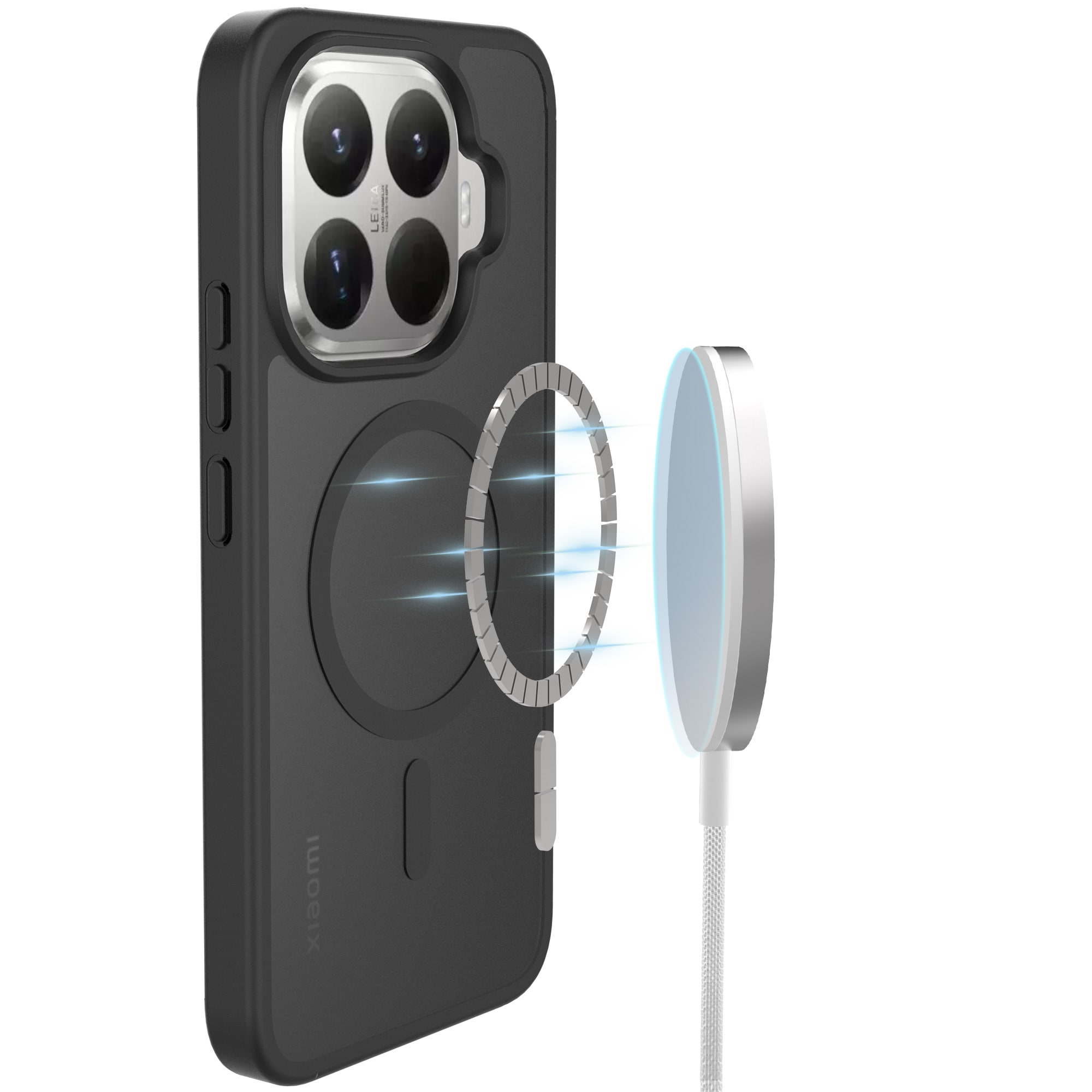 Magnetic Hybrid Cover Xiaomi 15T Pro Frosted Black