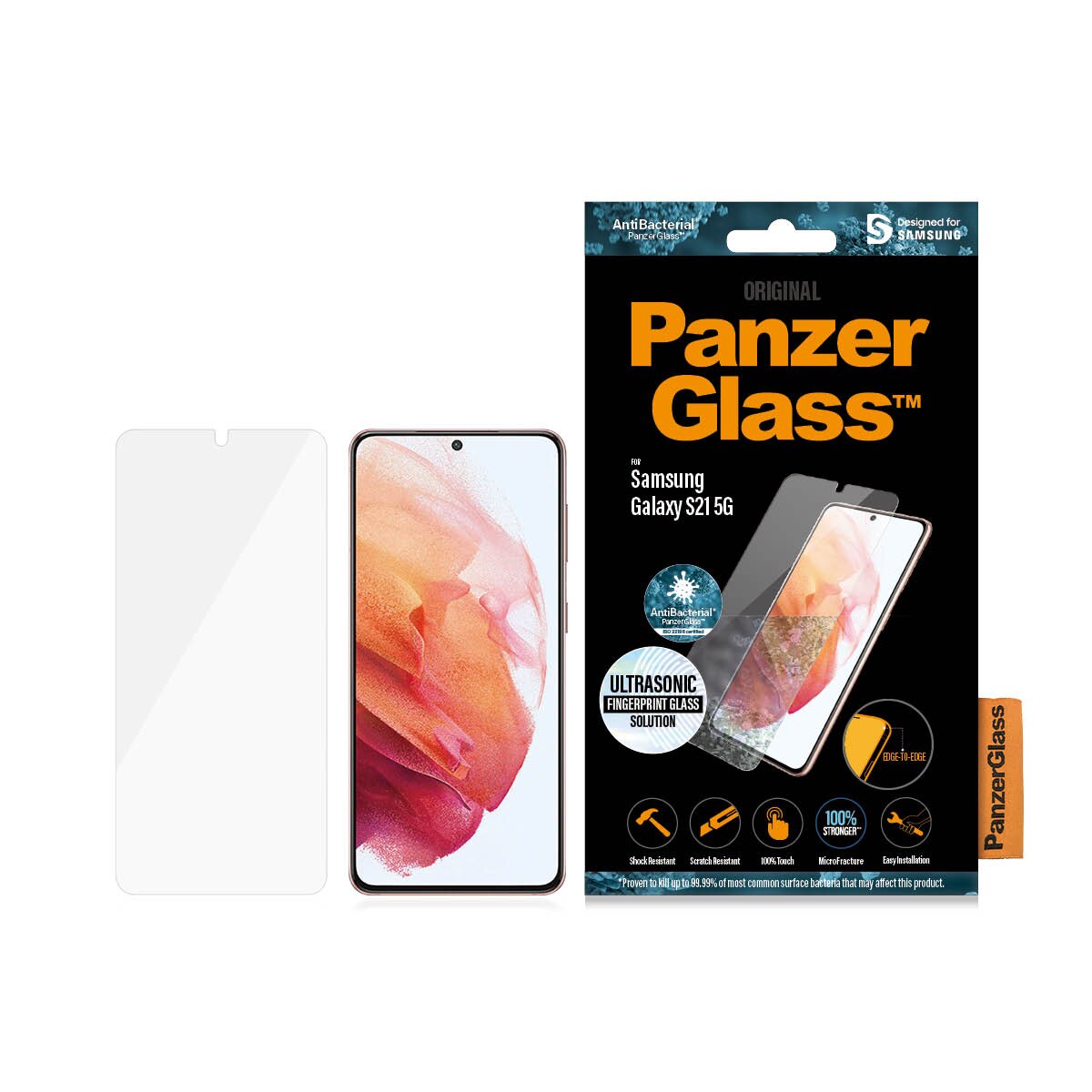 Samsung Galaxy S21 Screen Protector/Skærmbeskyttelse