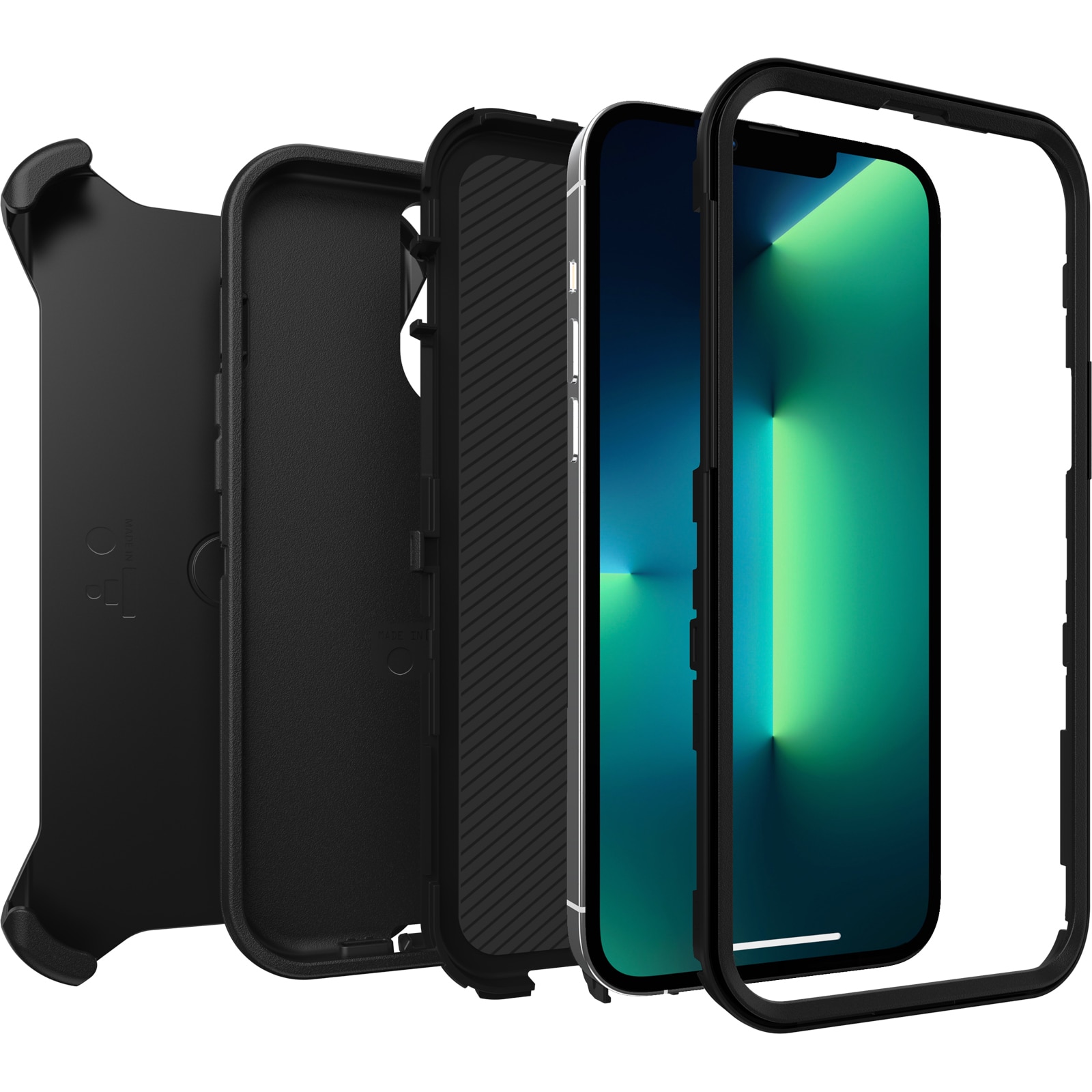 Defender Cover Apple iPhone 13 Pro Max Sort