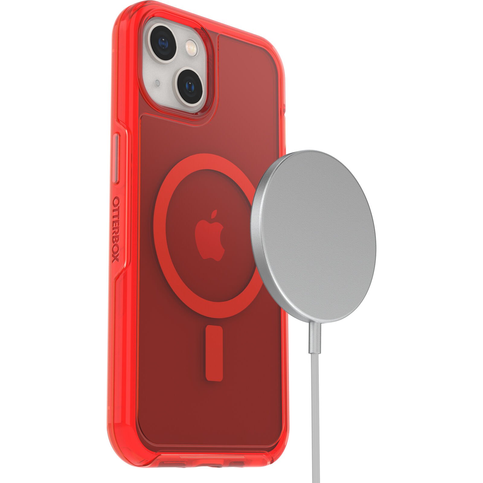 Symmetry Plus MagSafe Cover iPhone 13 Rød