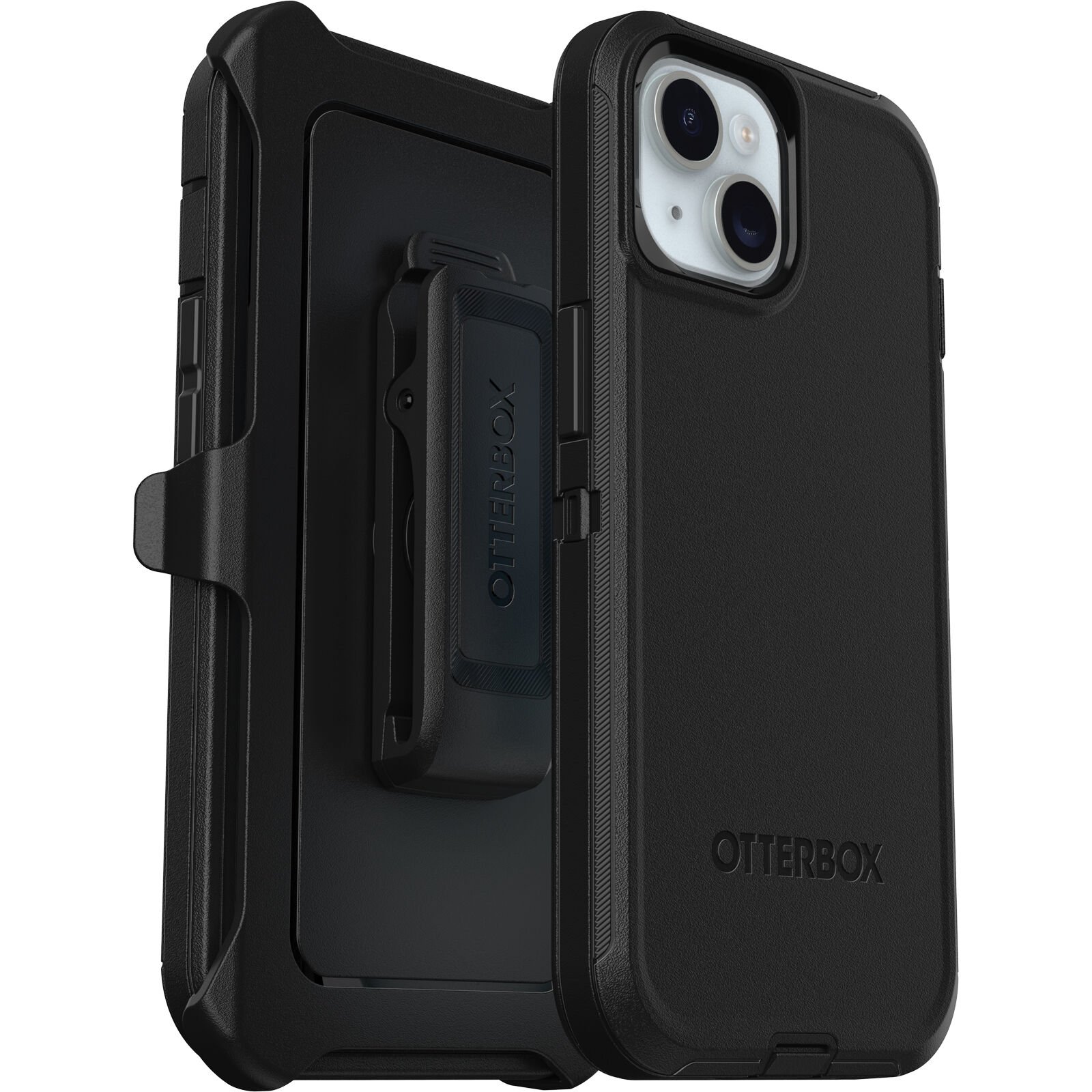 Defender Cover iPhone 15 sort