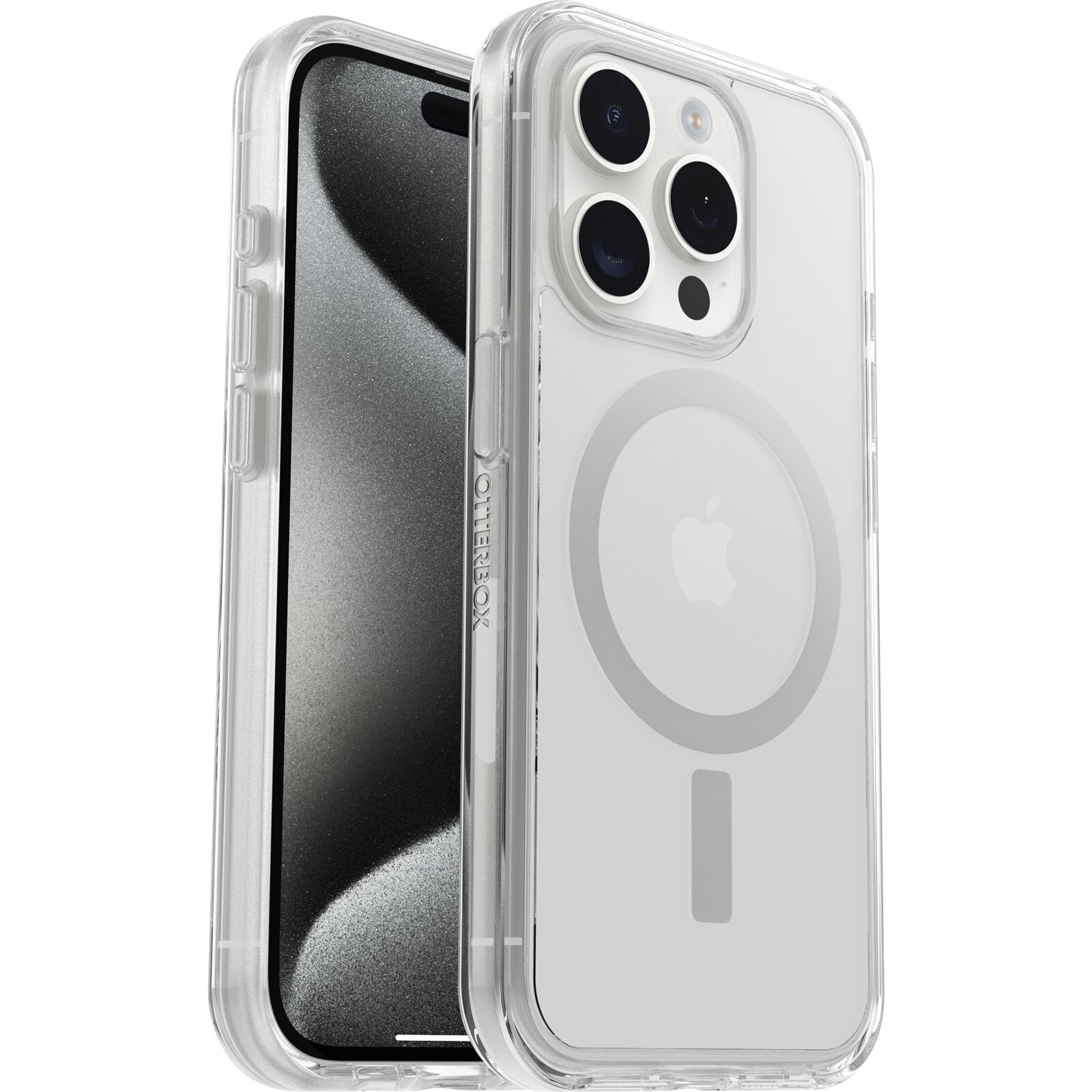 Symmetry Plus MagSafe Cover iPhone 15 Pro Gennemsigtig