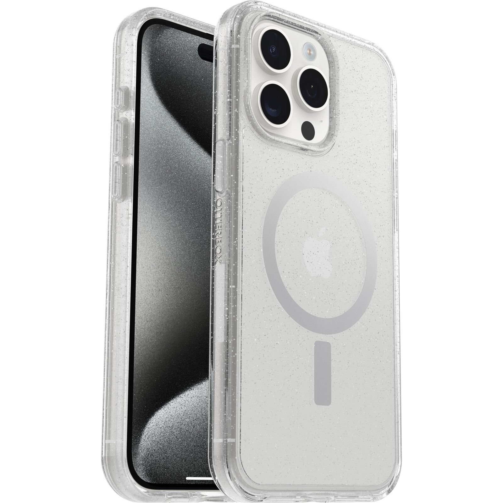 Symmetry Plus MagSafe Cover iPhone 15 Pro Max Clear Glitter