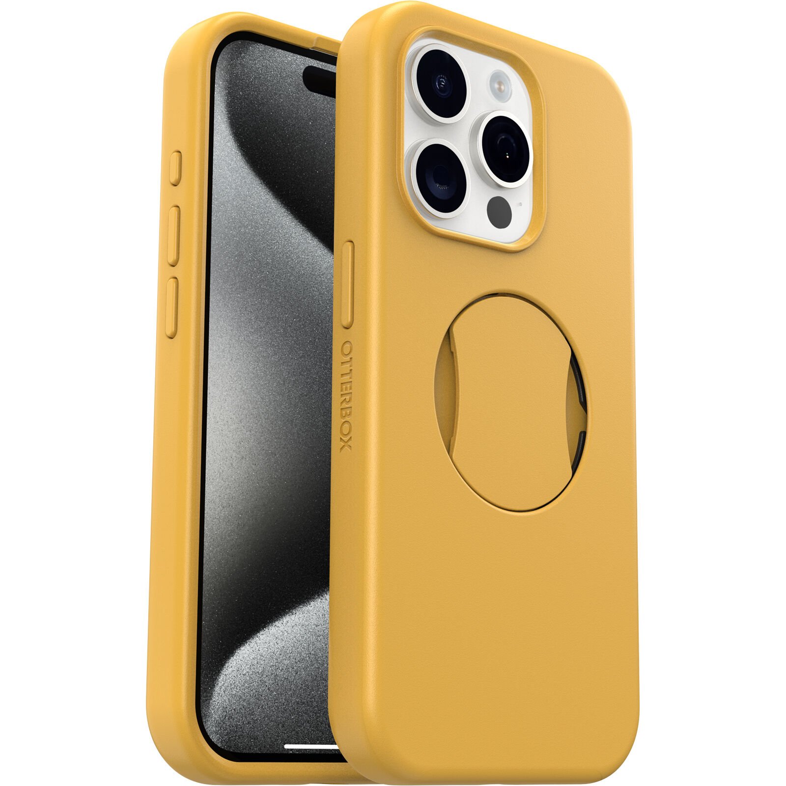 OtterGrip Symmetry Cover iPhone 15 Pro gul