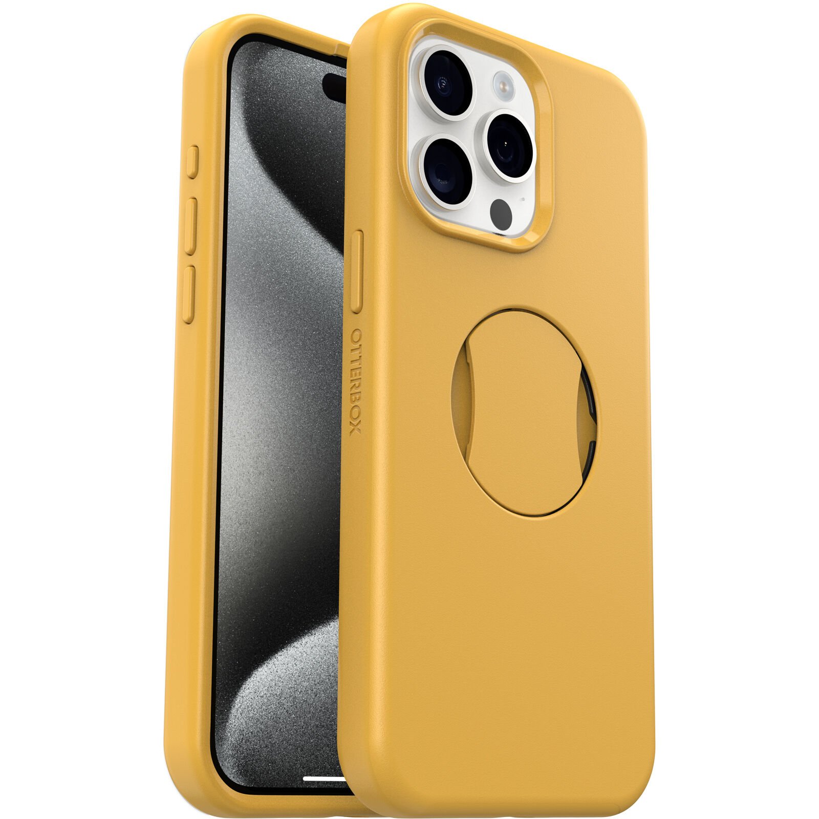 OtterGrip Symmetry Cover iPhone 15 Pro Max gul