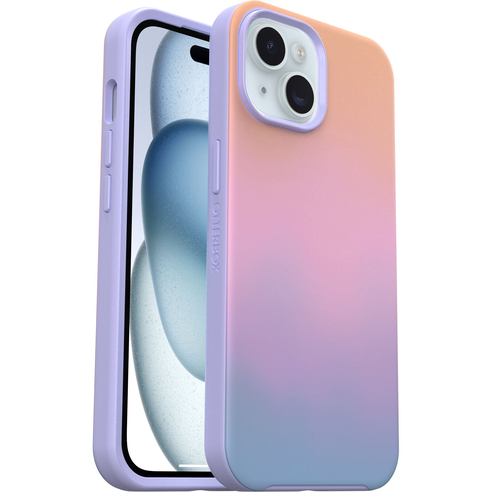 Symmetry Plus MagSafe Cover iPhone 15 Soft Sunset