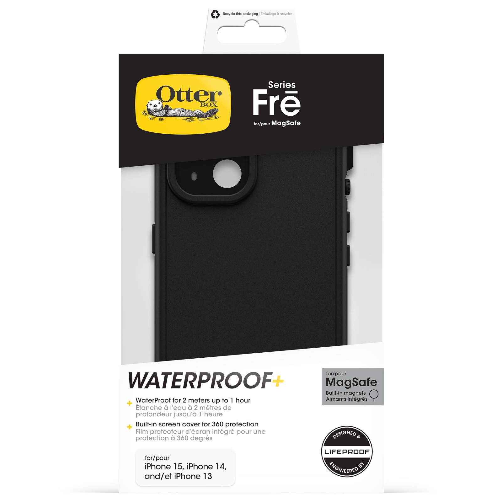 FRE MagSafe Cover iPhone 15 Black
