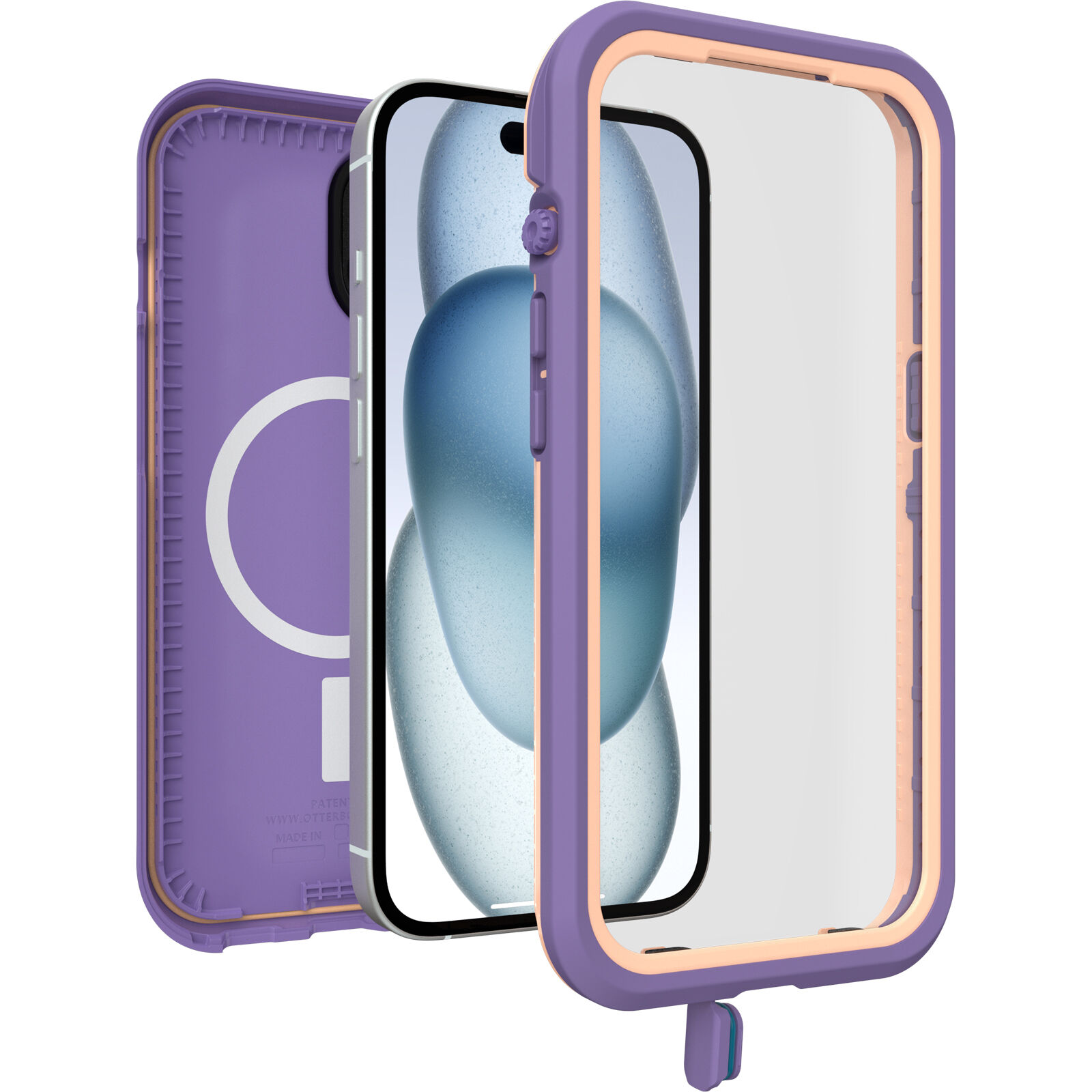 FRE MagSafe Cover iPhone 15 Lilla