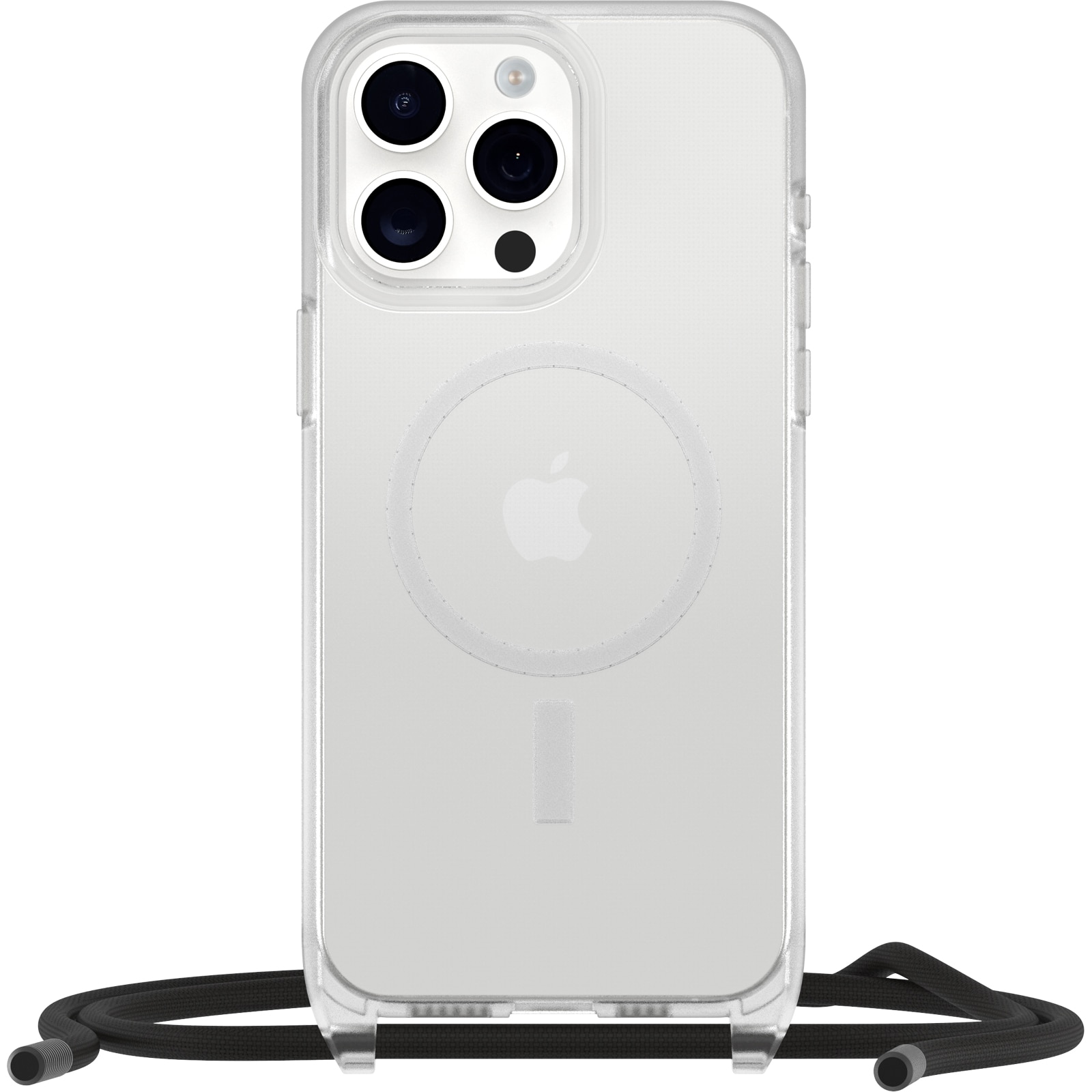 React Necklace MagSafe Cover iPhone 15 Pro Max Clear