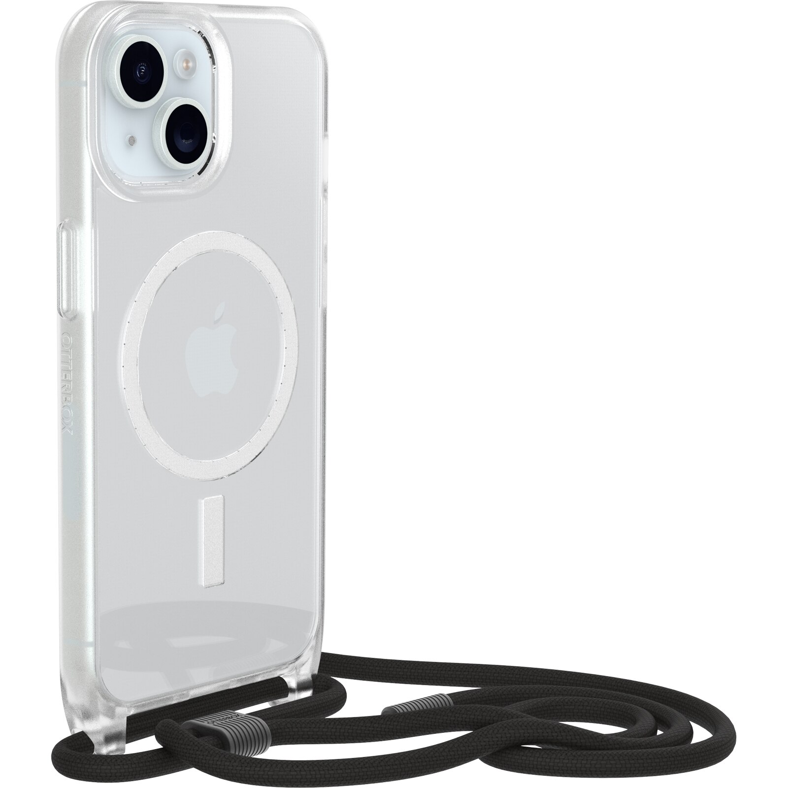 React Necklace MagSafe Cover iPhone 15 Clear